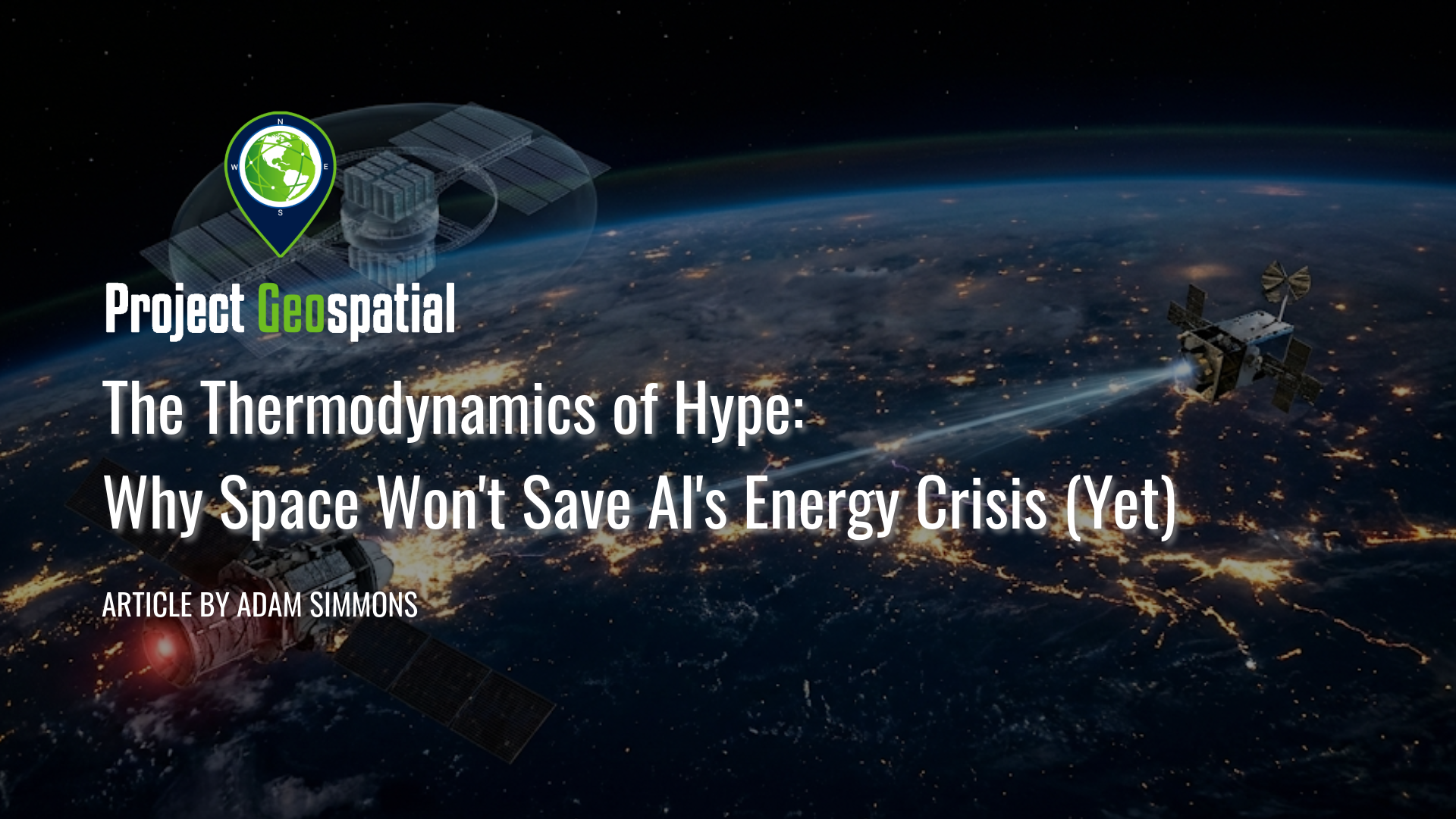 The Thermodynamics of Hype: Why Space Won't Save AI's Energy Crisis (Yet)