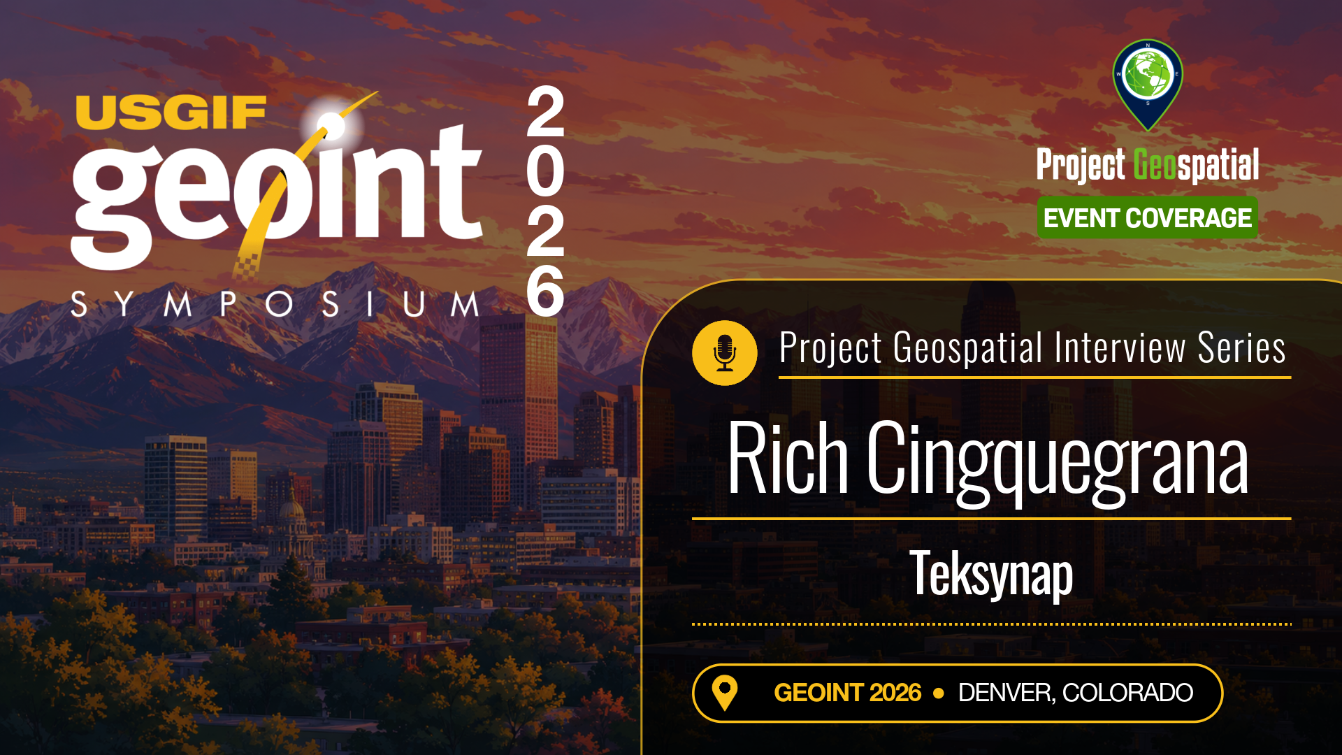 GEOINT 2026 | Rich Cinquegrana - TekSynap