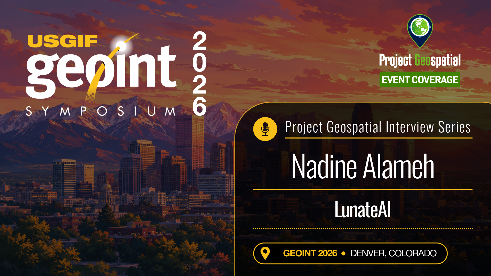 GEOINT 2026 | Nadine Alameh - LunateAI