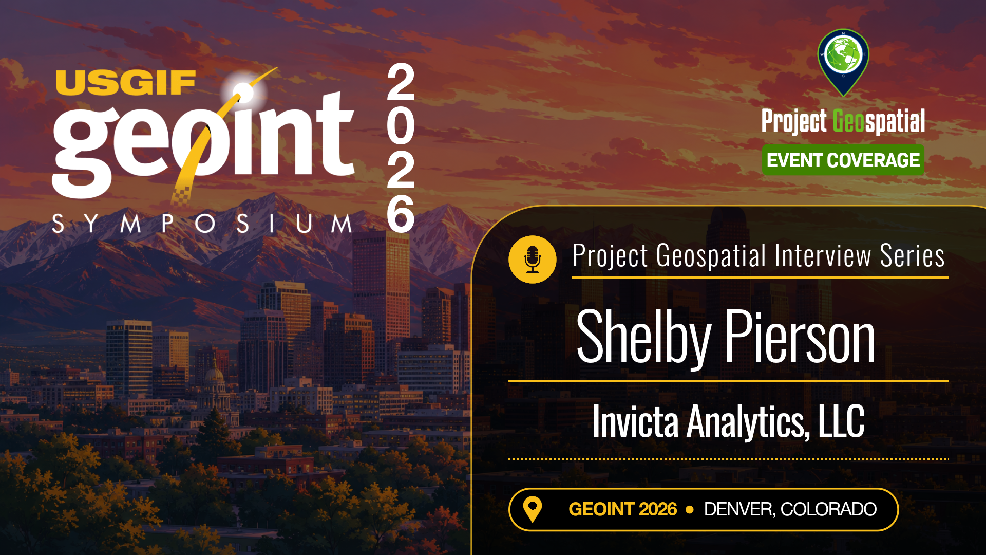 GEOINT 2026 | Shelby Pierson - Invicta Analytics, LLC