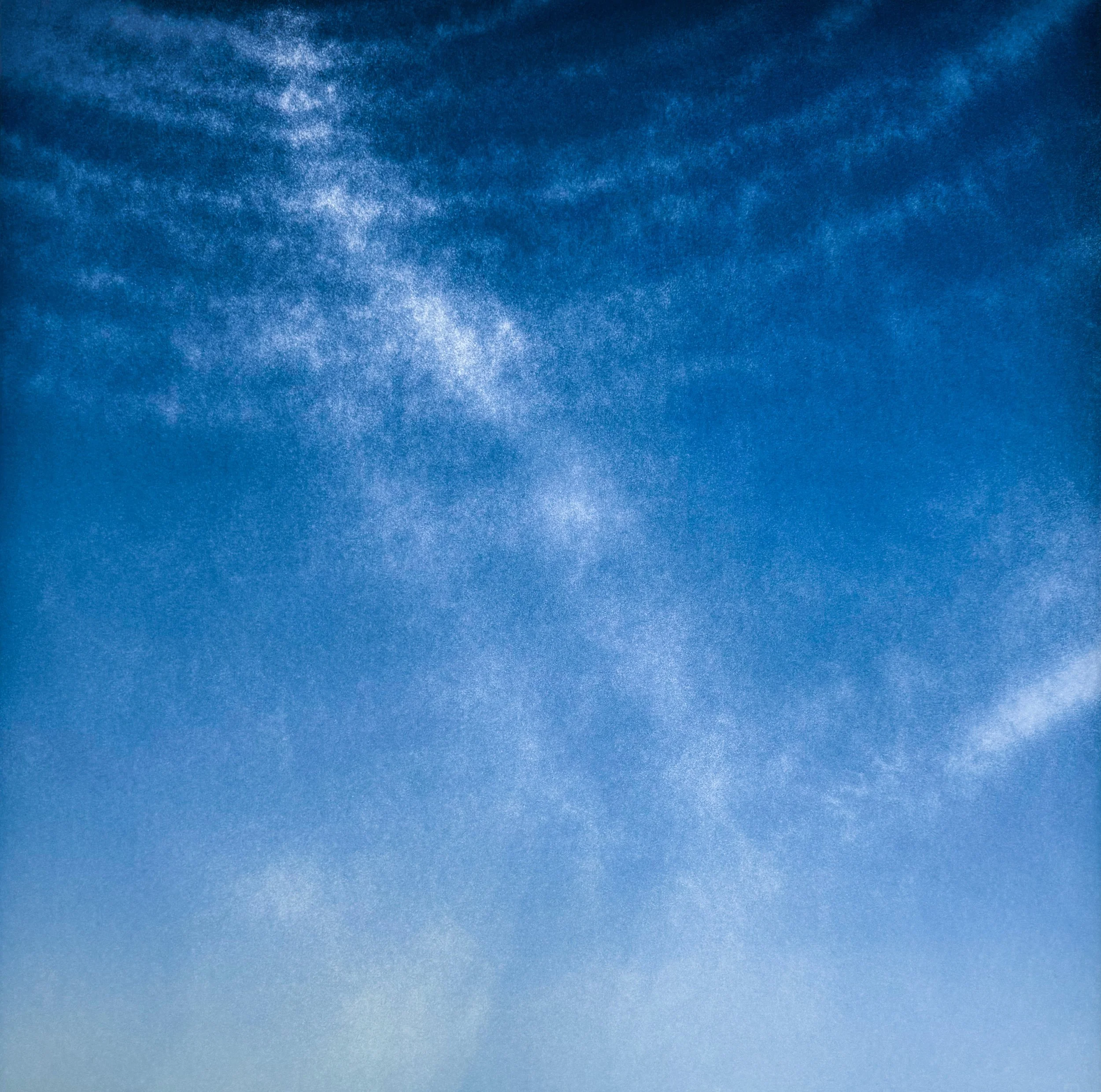 Tacita Dean’s 3-color blend lithograph, 'LA Exuberance 14', shown here unframed.