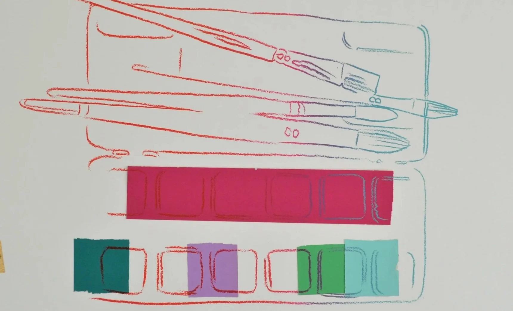 Watercolor Paint Kit with Brushes