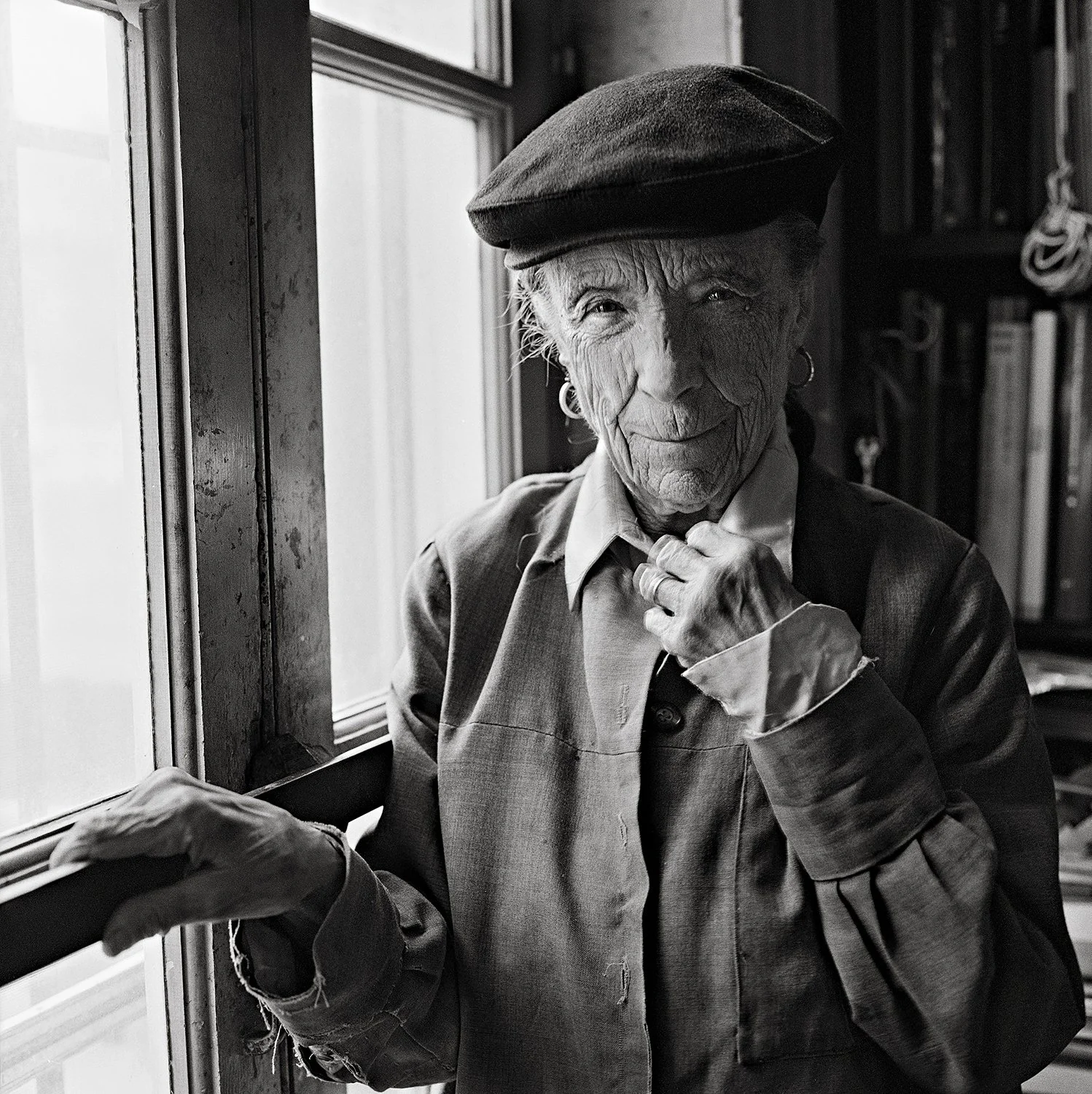 A portrait of Louise Bourgeois. Image © Mathias Johansson, 1998.