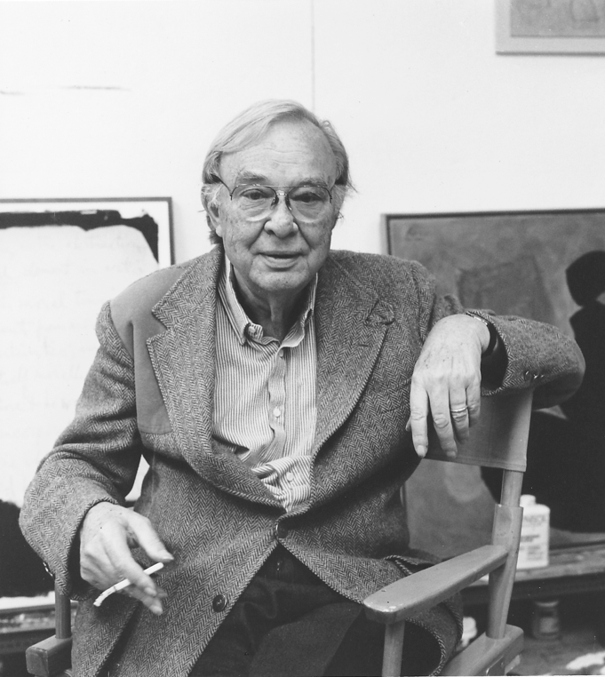 A portrait of Robert Motherwell. Image courtesy of Dedalus Foundation.