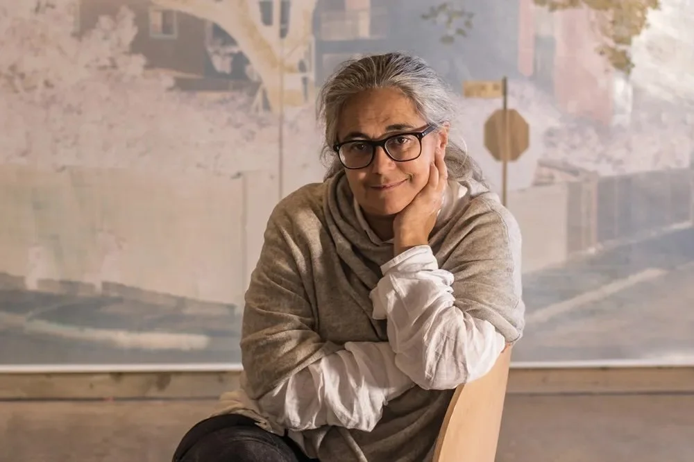 A portrait of artist Tacita Dean. Image courtesy of 'Apollo' Magazine.