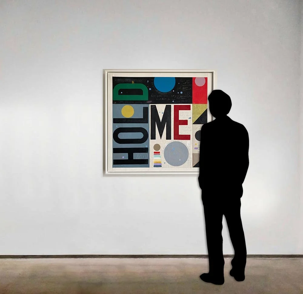 David Spiller, Hold Me, to scale by a six-foot figure.