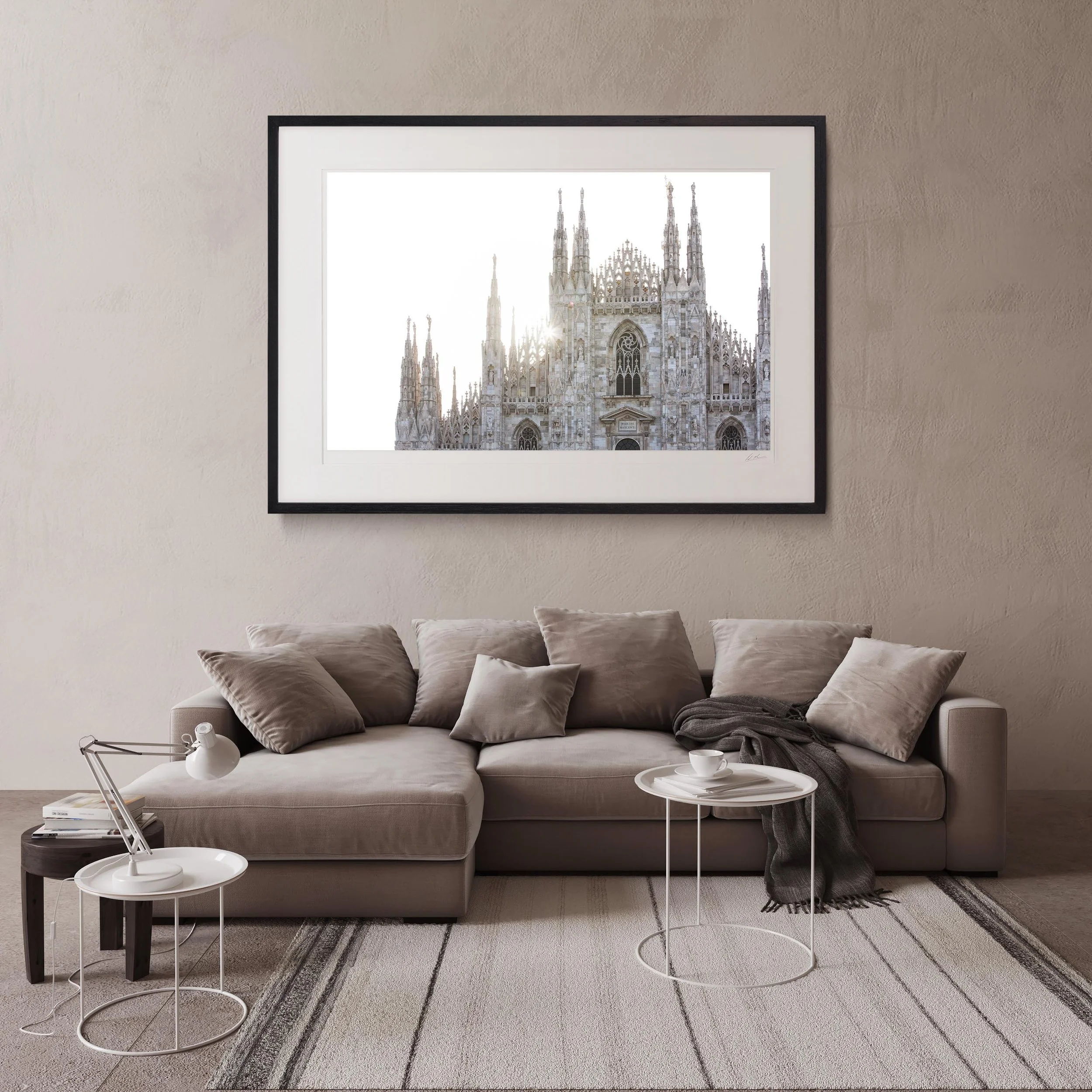 Black Landscape Frame mock up room  Milan Duomo 031.jpg