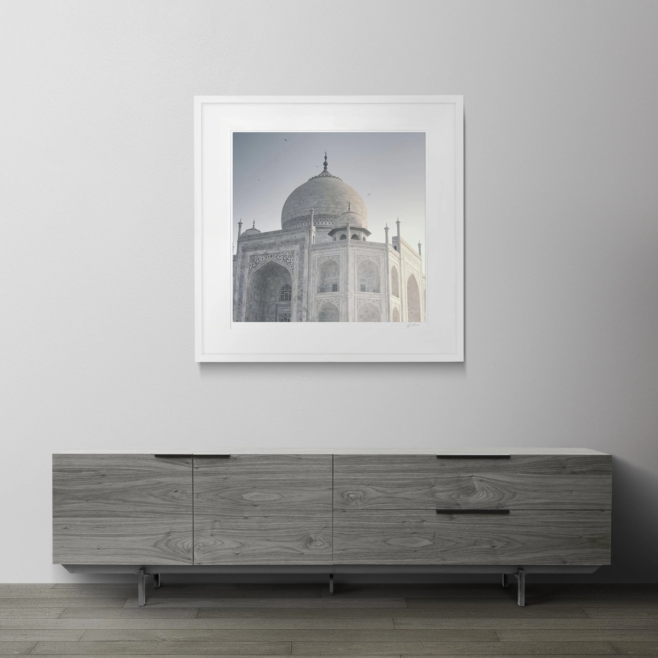 White Square Frame mock up room 3 Taj Mahal.jpg