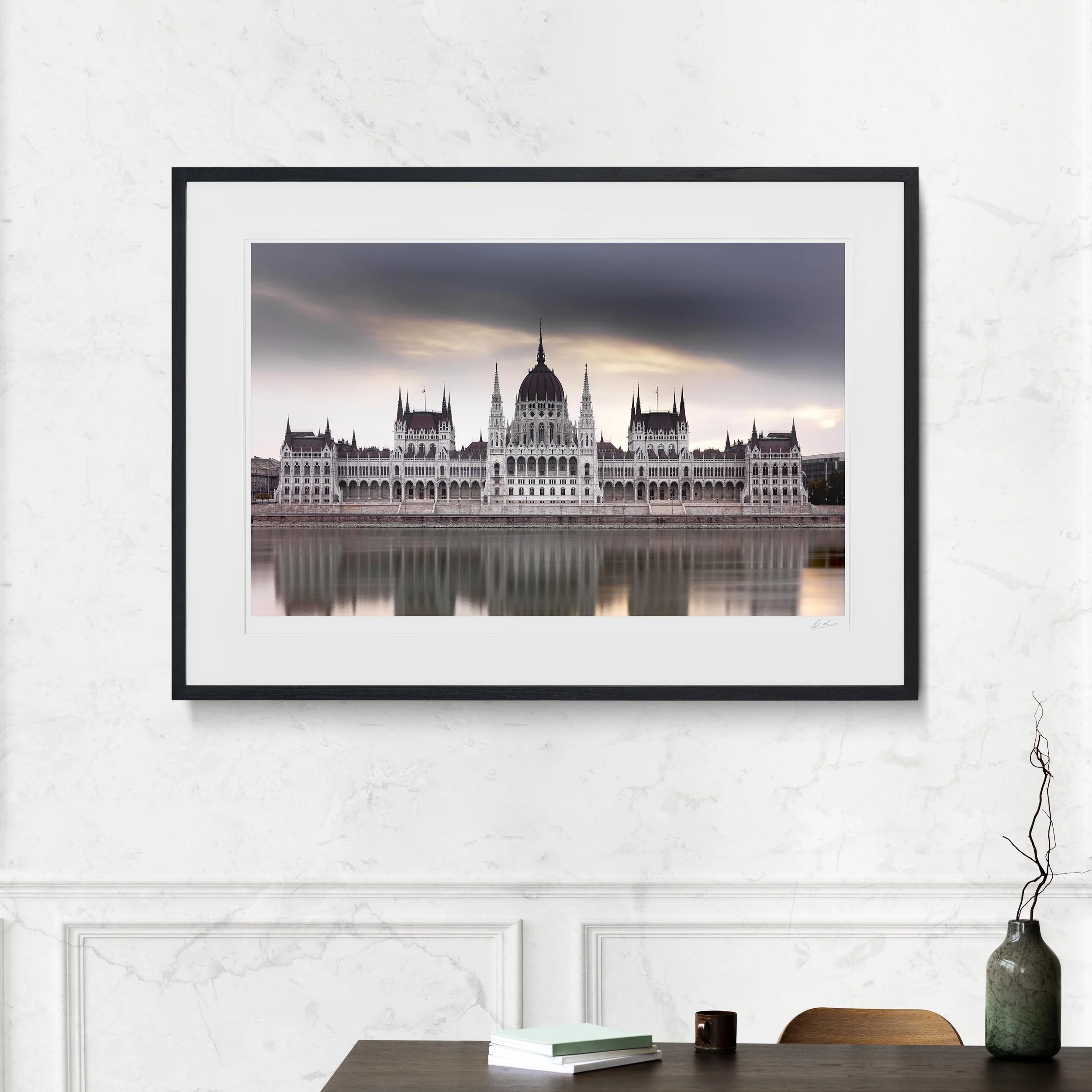 Black Landscape Frame mock up room Budapest Parliament A_0003.jpg