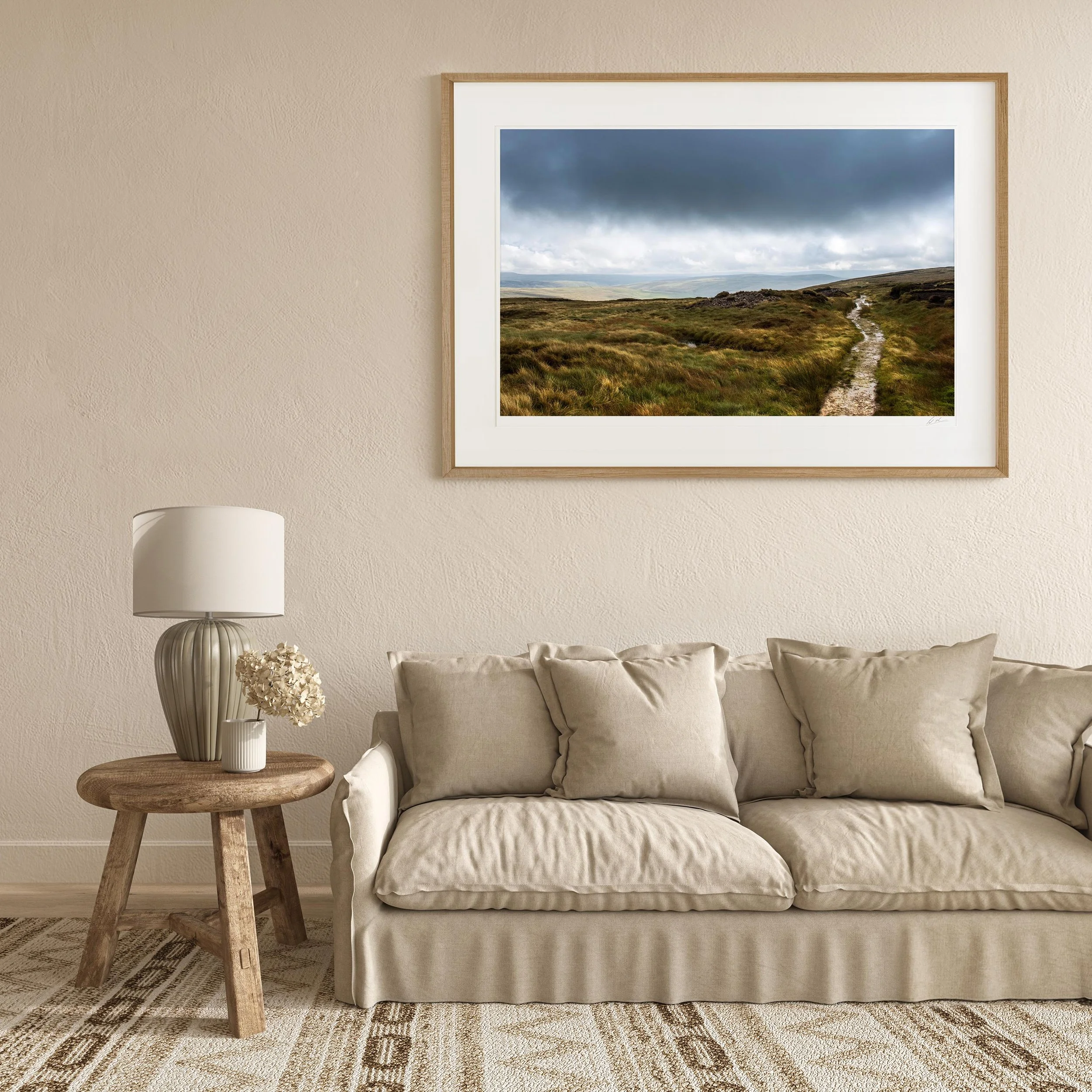 Oak Landscape Frame mock up room Penine Way 9.10 187.jpg