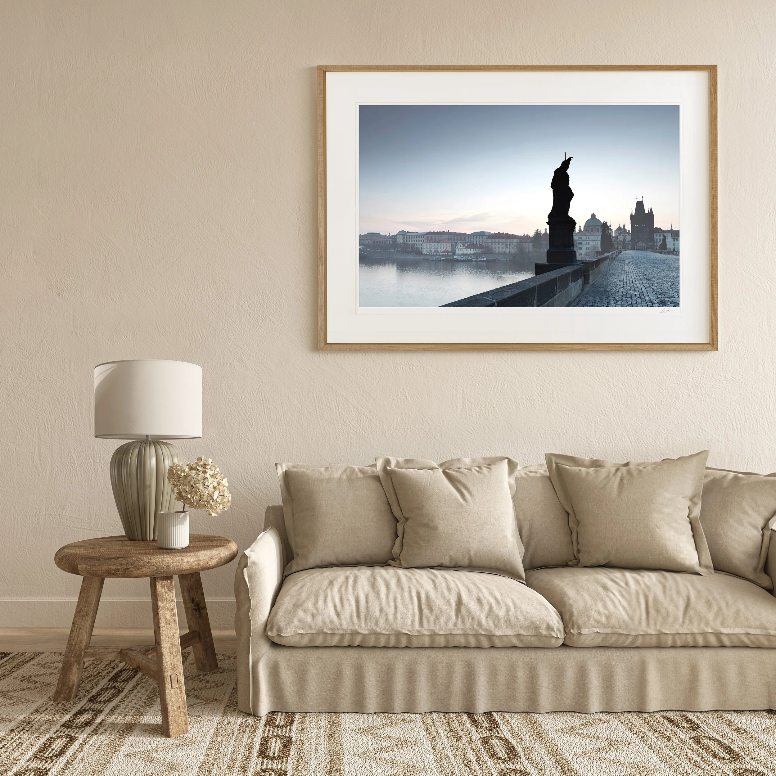 Oak Landscape Frame mock up room Charles Bridge A40.jpg