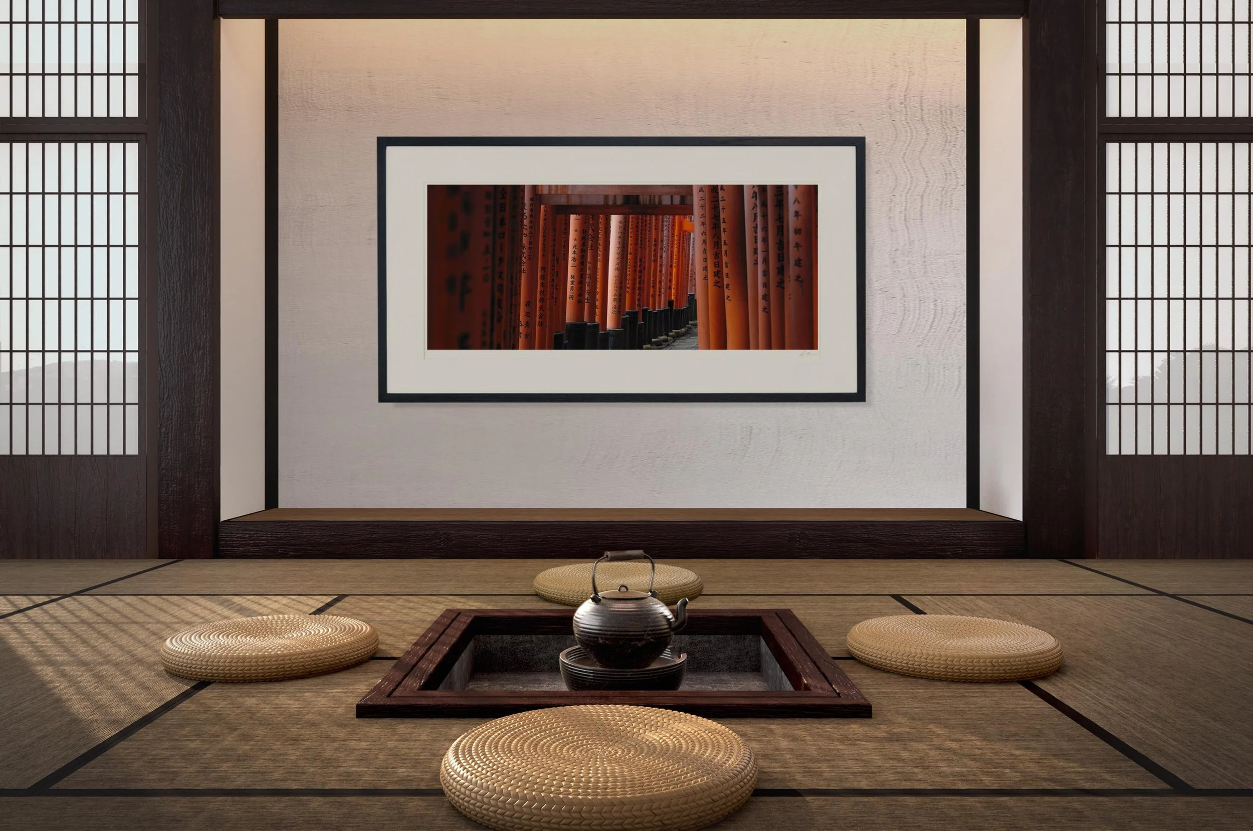 Black Panorama Frame mock up room Kyoto Fushimi Inari-Taisha_0125.jpg