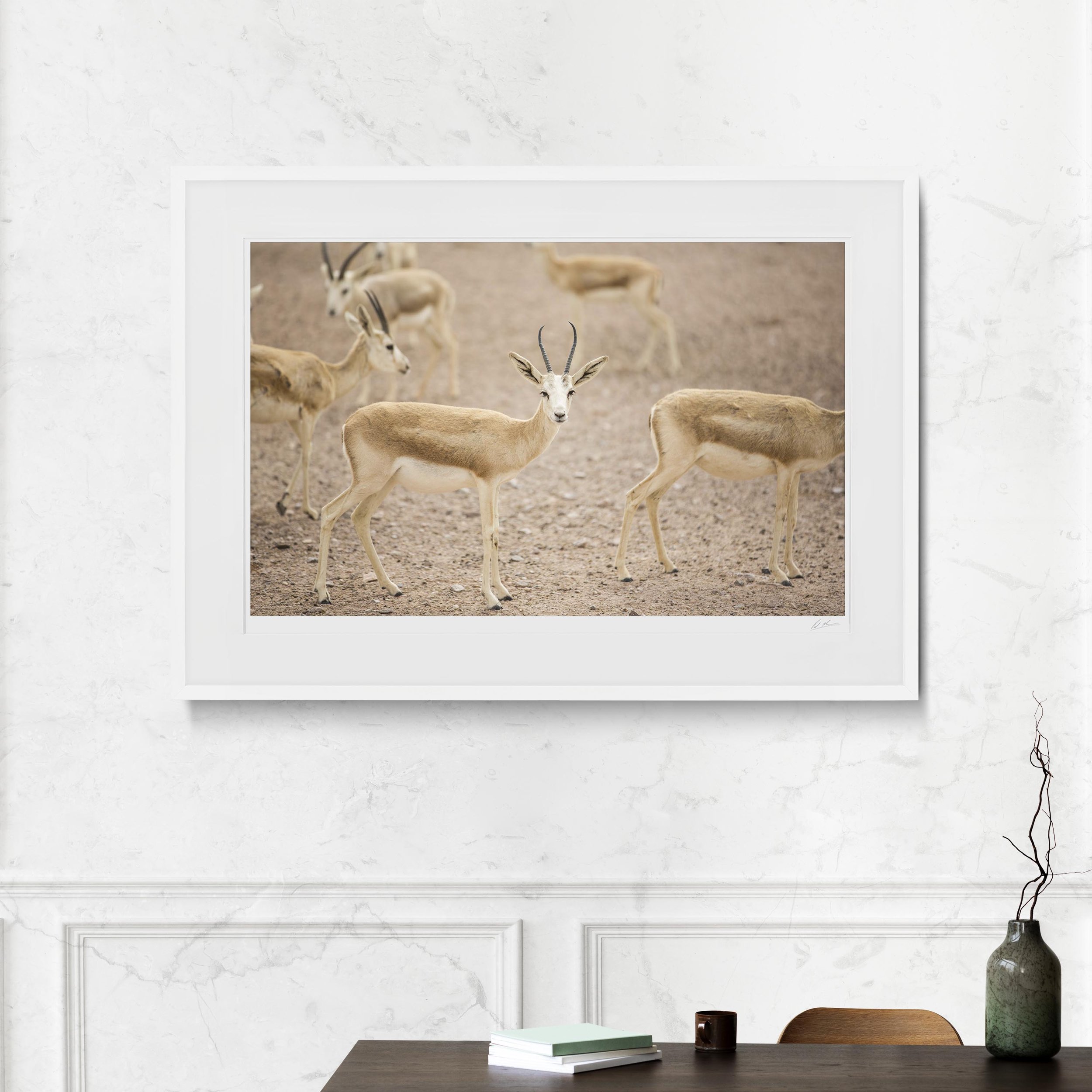 White Landscape Frame mock up room Gazelle 01.jpg