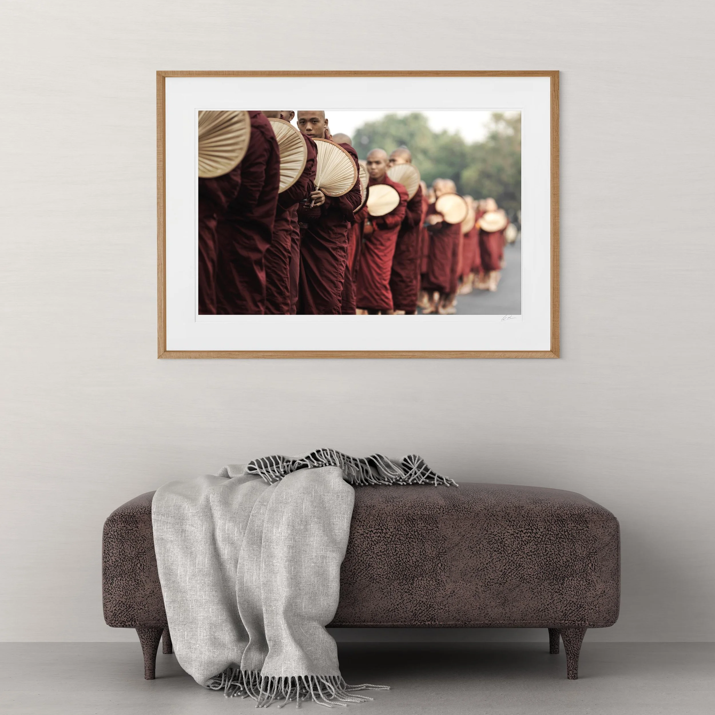 Oak Landscape Frame mock up room Monks in Yangon_0012.jpg
