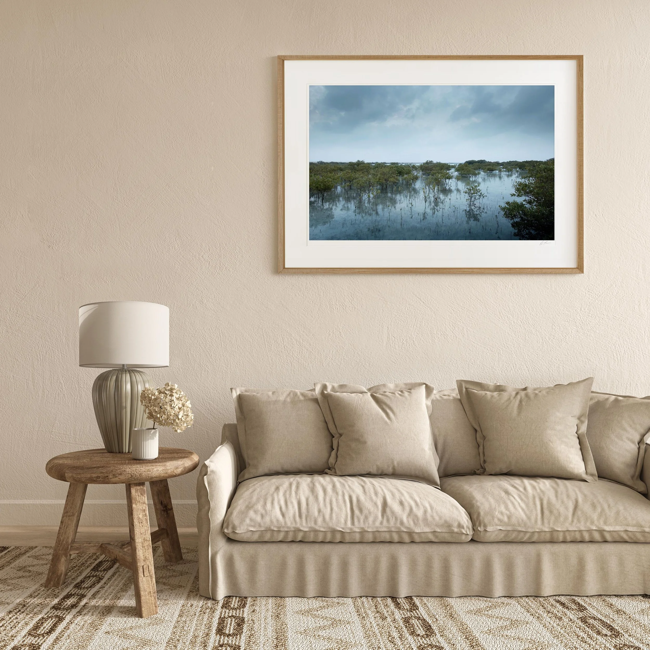 Oak Landscape Frame mock up room Al Yamm Mangroves 02.jpg