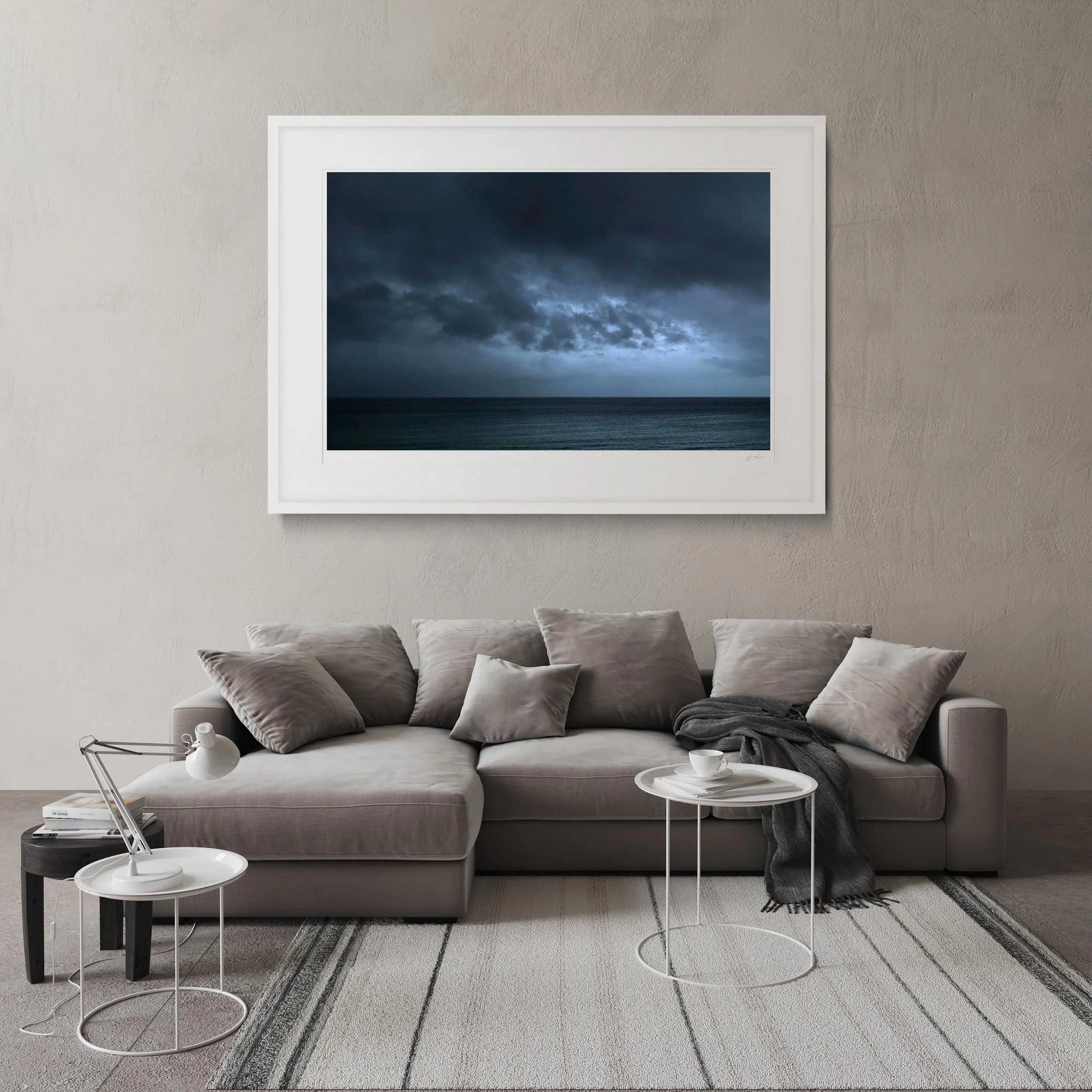 White Landscape Frame mock up room Jimbaran Beach Night_0001.jpg