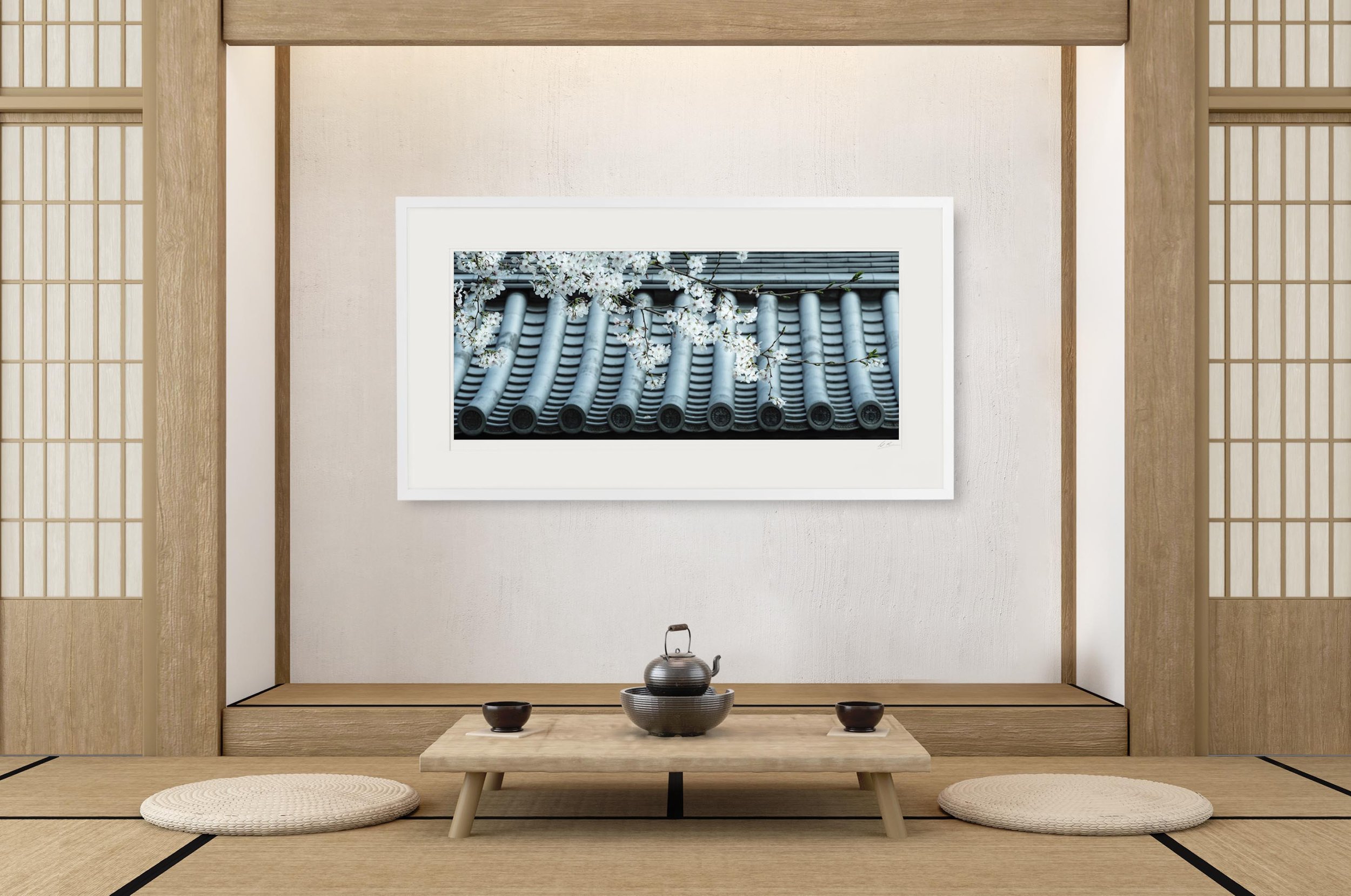 White Panorama Frame mock up room Kyoto Temple and Blossom_0019.jpg