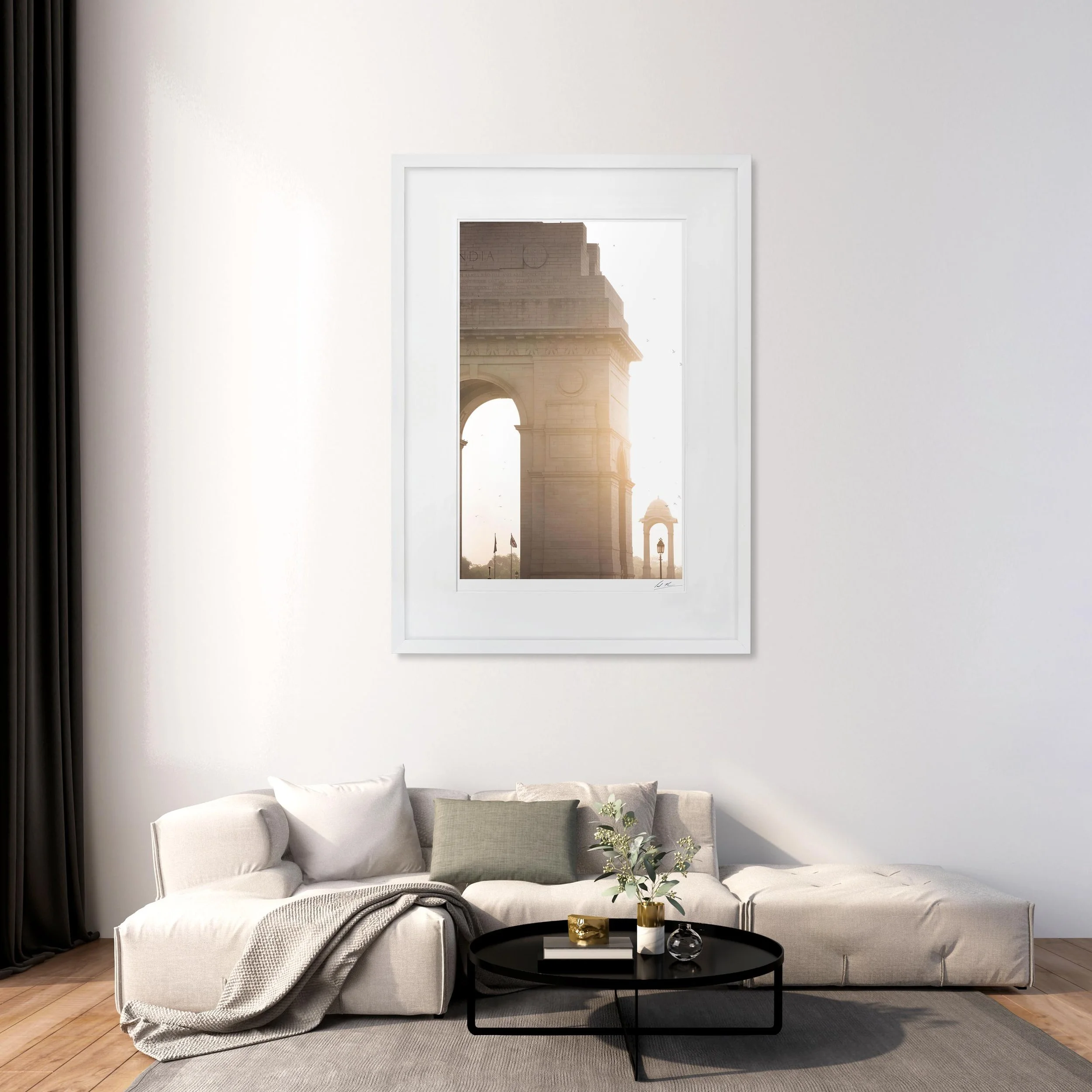 White Portrait Frame mock up room India Gate 63.jpg