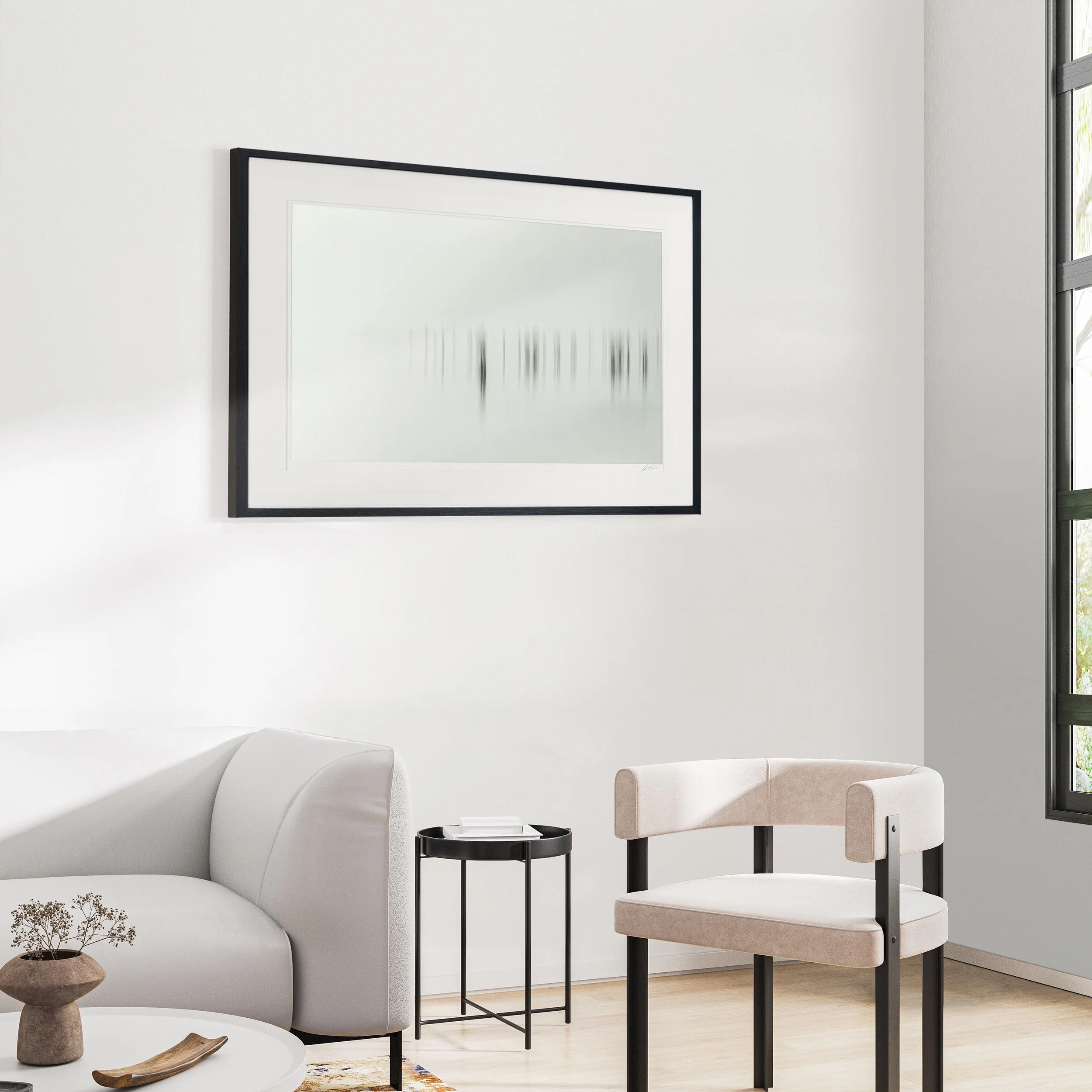Black Landscape Frame mock up room Bali Beach Blur 008.jpg