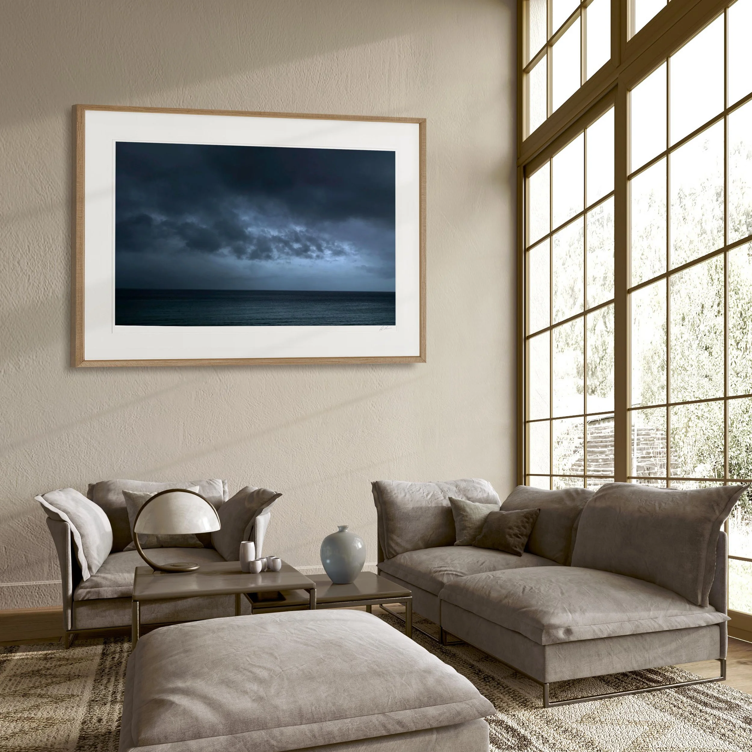 Oak Landscape Frame mock up room Jimbaran Beach Night_0001.jpg