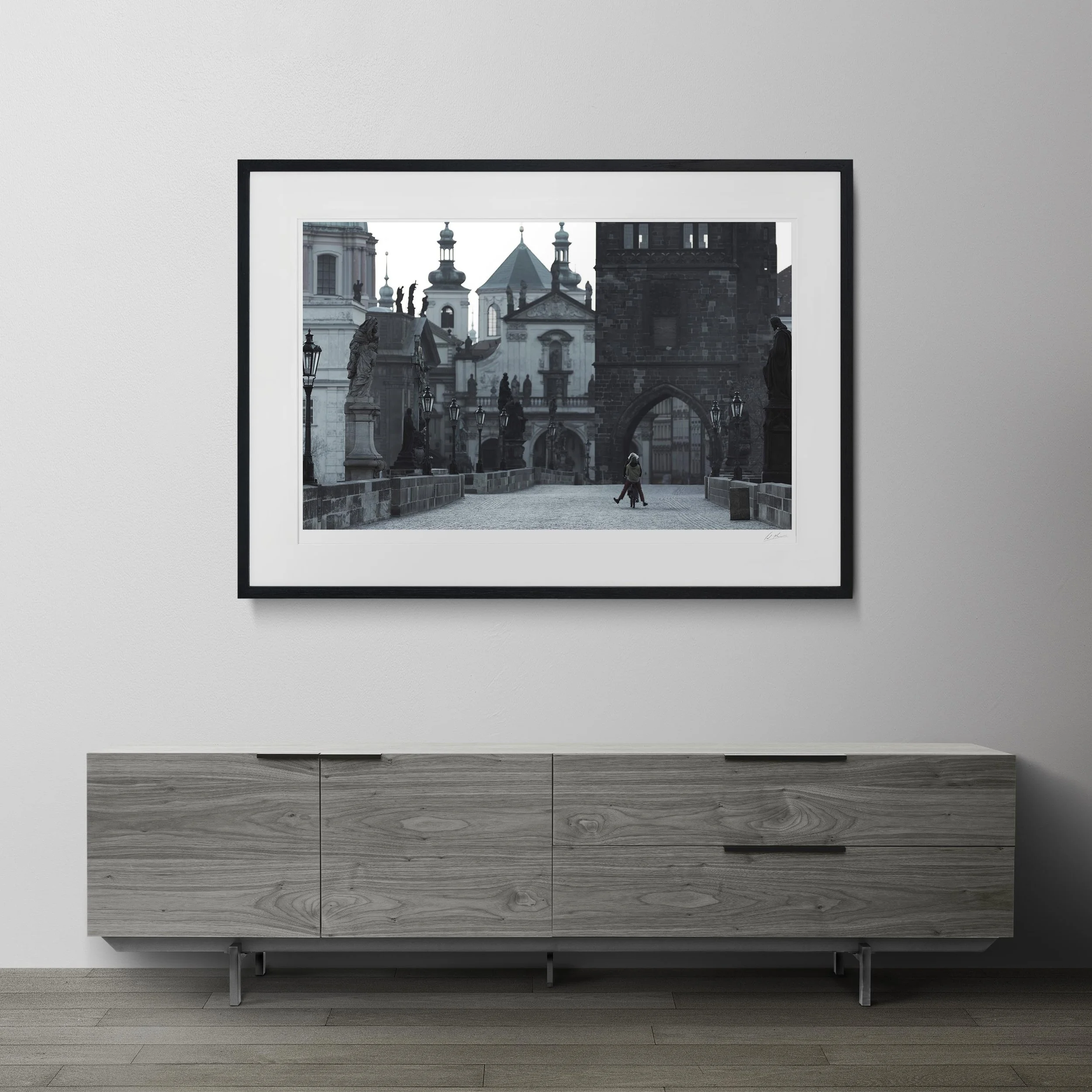 Black Landscape Frame mock up room Charles Bridge Prague_0023.jpg