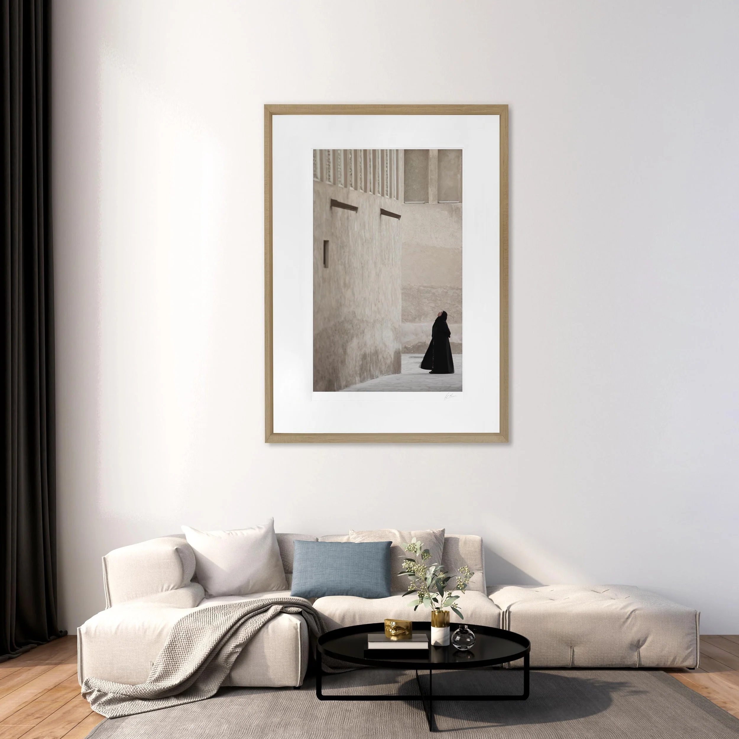 Oak Portrait Frame mock up room Ruquiya Bastaki 0054.jpg