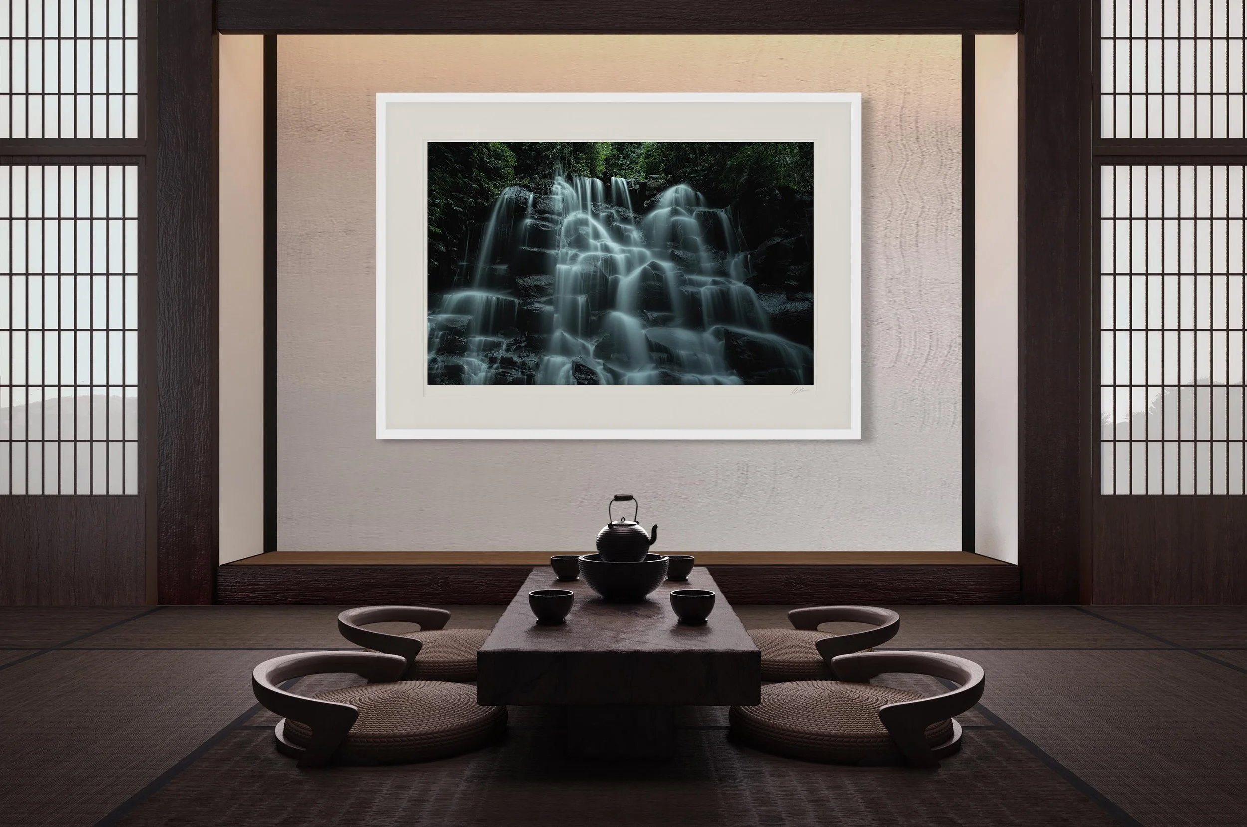 White Landscape Frame mock up room japan Waterfall Bali_0002.jpg