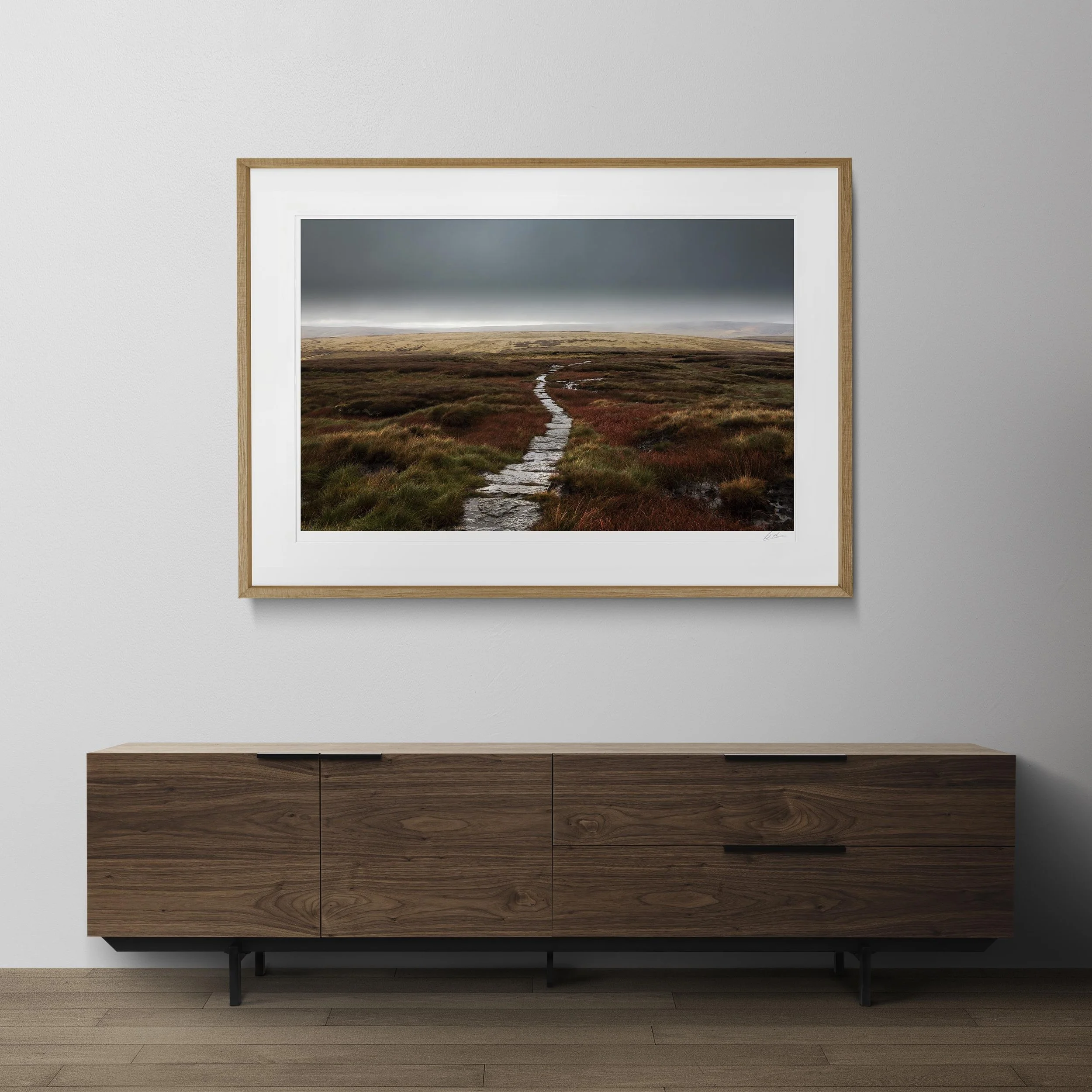 Oak Landscape Frame mock up room The Peninne Way 2012 018.jpg