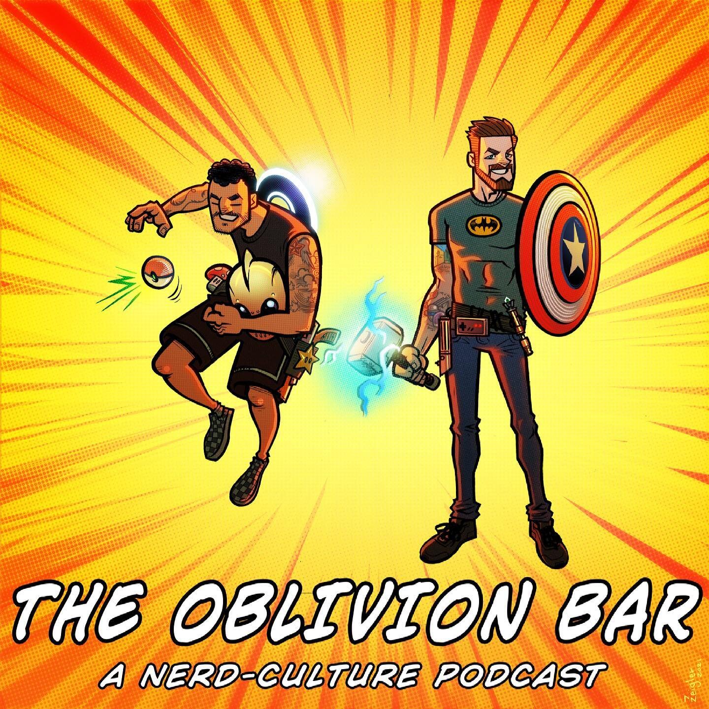 The Oblivion Bar. A nerd-culture podcast.
@theoblivionbar 

Fun guys that asked for a little dazzle dazzle for their podcast. Comics, movies and all things nerd. Check Em out! 
.
.
#thezigzone #podcasttolistento #cartoonist #nerdculture #comicbooks