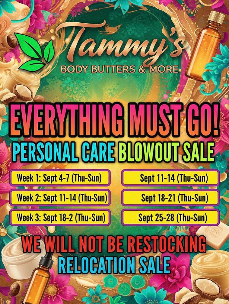 Blow Out Sale, everything must go