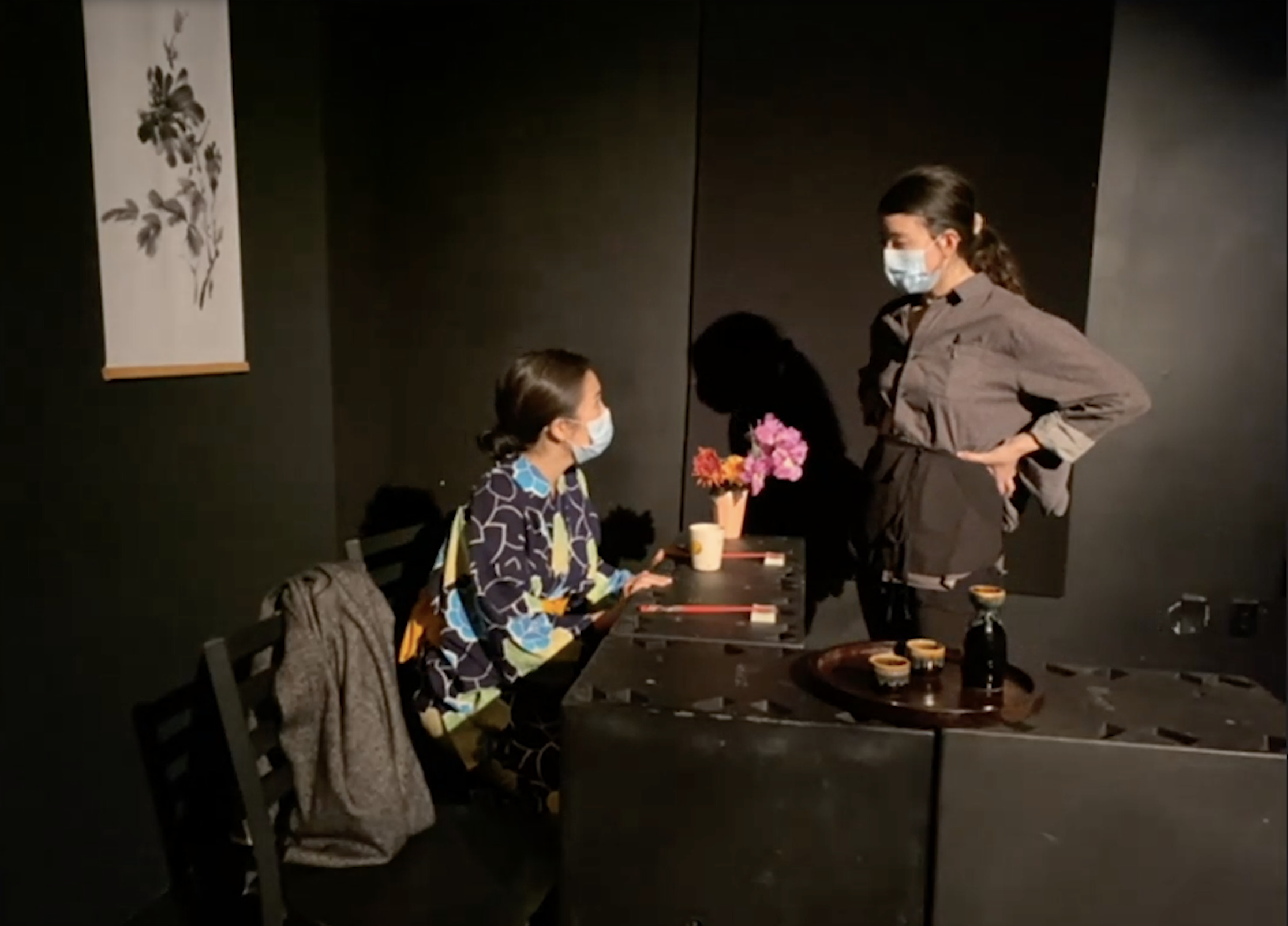 Saki finished the half of her MFA program!