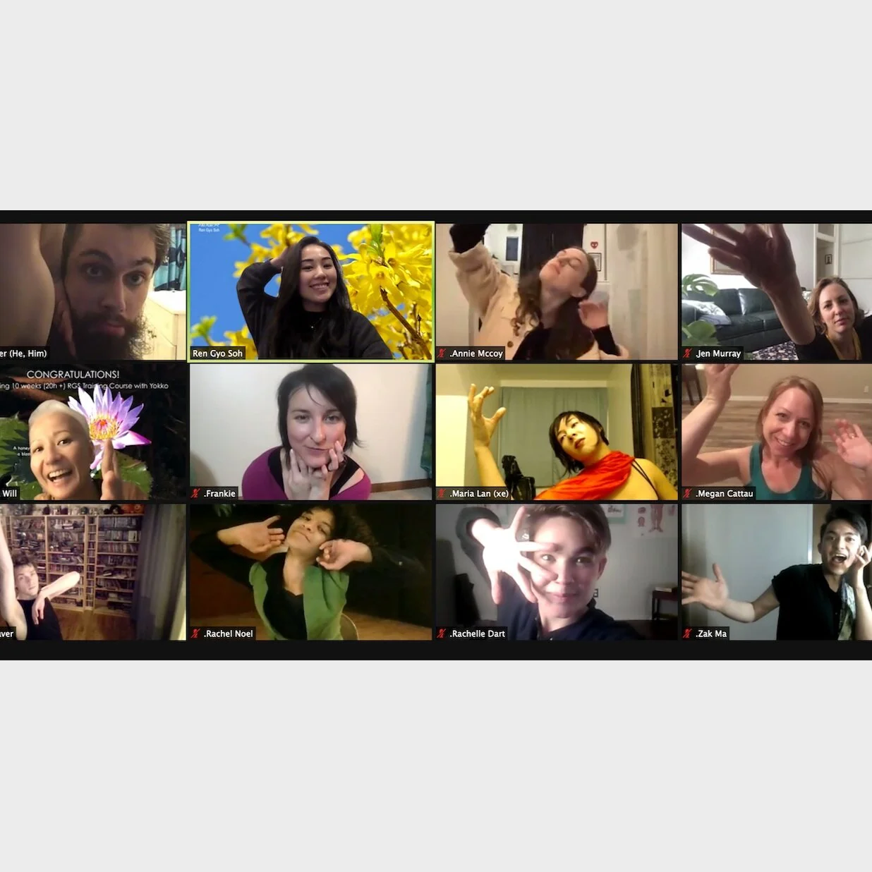 Saki worked as a stage manager of Ren Gyo Soh’s Zoom event!