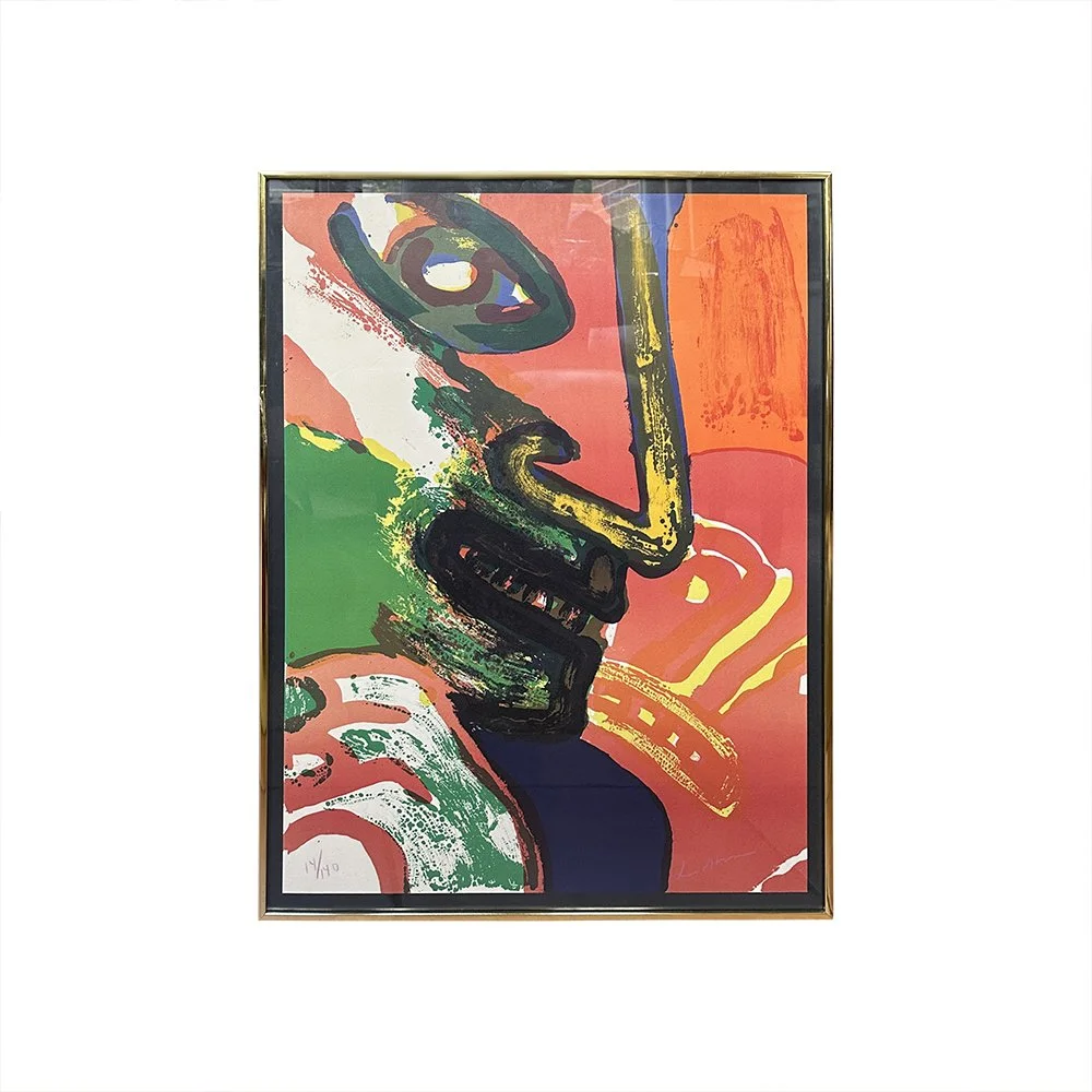 An abstract numbered print by Bengt Lindstrom - Swedish 1970s