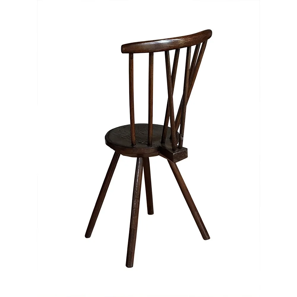 Small beech, cone,  stick back Windsor chair - British - 1890/1900
