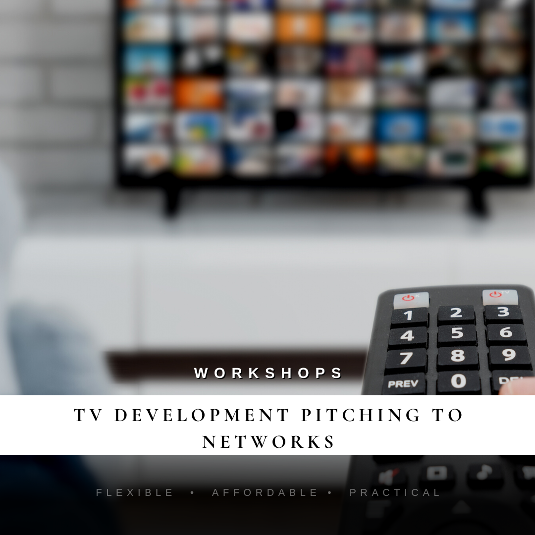 TV Show Pitching and Development Guide participants through the process of pitching TV show ideas to networks and streaming platforms.png