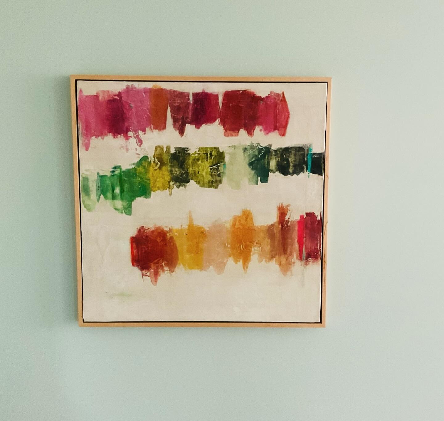 TBT  A spring inspired piece when color explodes all around. Who knows where it all comes from, I just hope it keeps coming!
.
.
.#colorismyjam #abstractpainting #tbt #interiordesign #contemporaryart #curator #artgallery #magcontemporart #abstractoft