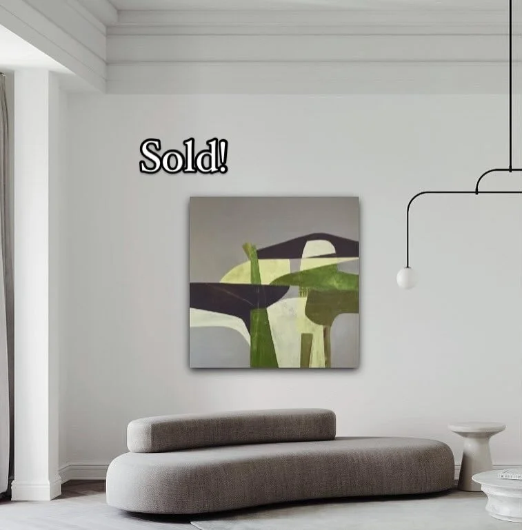 🔴 &lsquo;Sonora Cactus&rsquo; has found its forever home through the Tiny Show @studiogallerysf  The show is up through December 23rd. Details in profile.
.
.
.
#abstractart #sold #contemporaryart #interiordesign#studiogallerysf