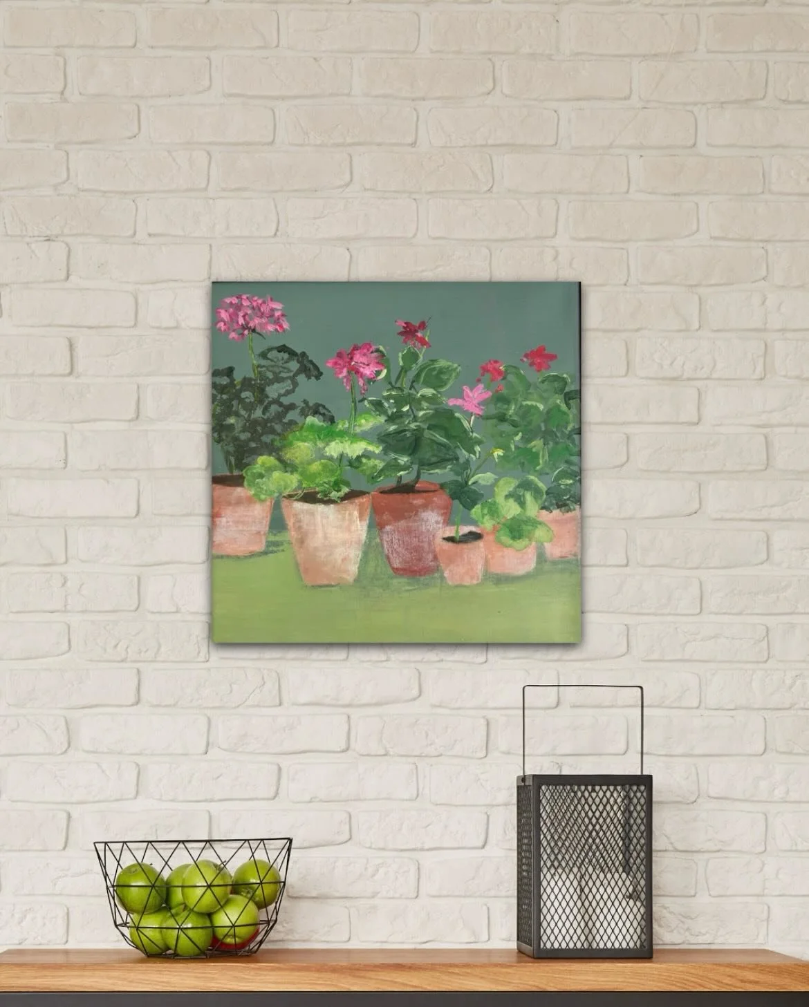 Out of the hot house! Time to sew seeds in the out of doors.  12&rdquo; by 12&rdquo; framed. 
.
.
.
Botanical art#mixedmediaartwork #color#interiordesign#insituartroom #smallartwork