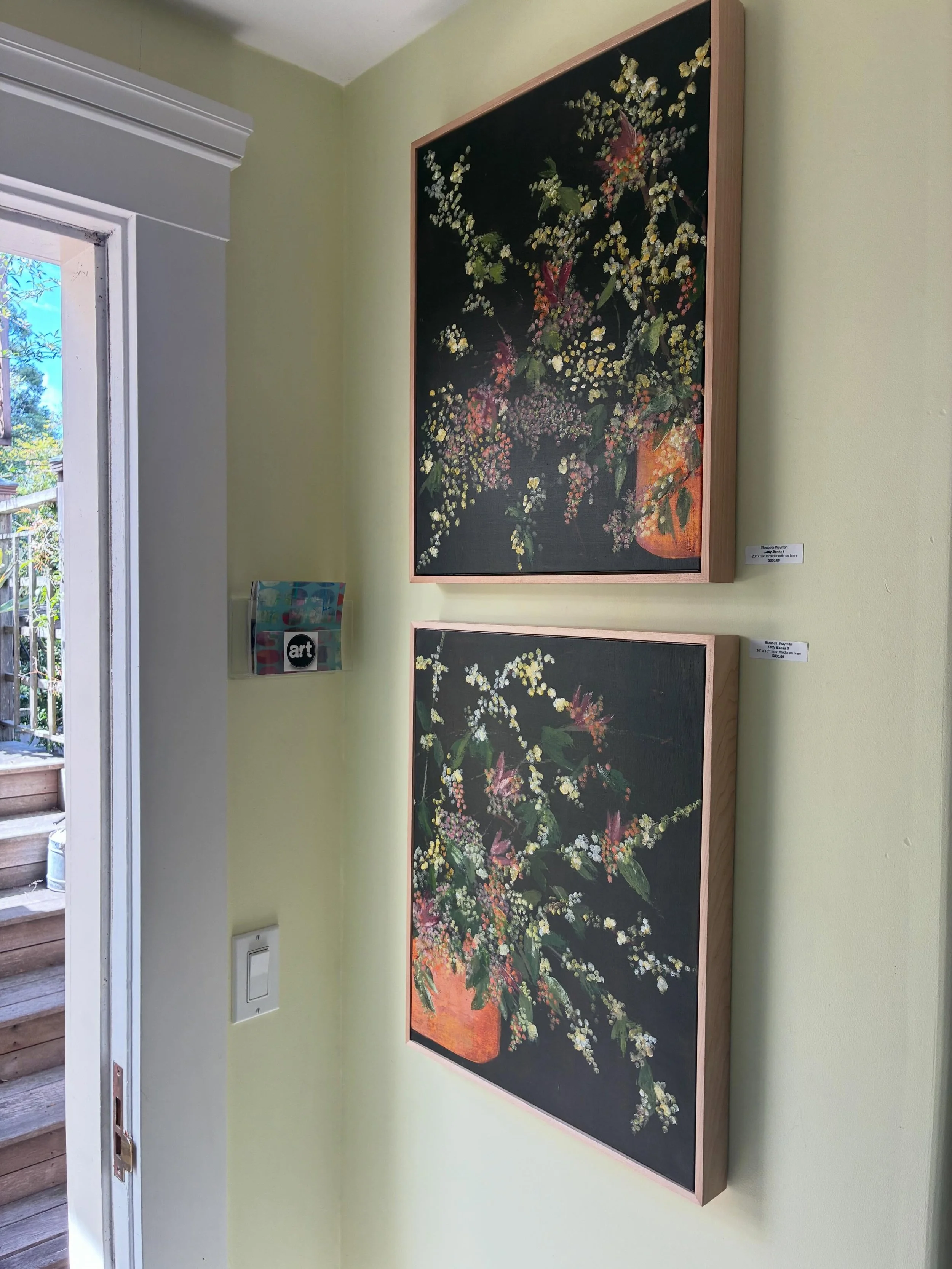 A sampling of the art at my Open Studio today! Come for the popcorn and enjoy the art!
.
.
. #eastbayopenstudios #absractandbotanicalart#artforhomes #buylocalart #seeart