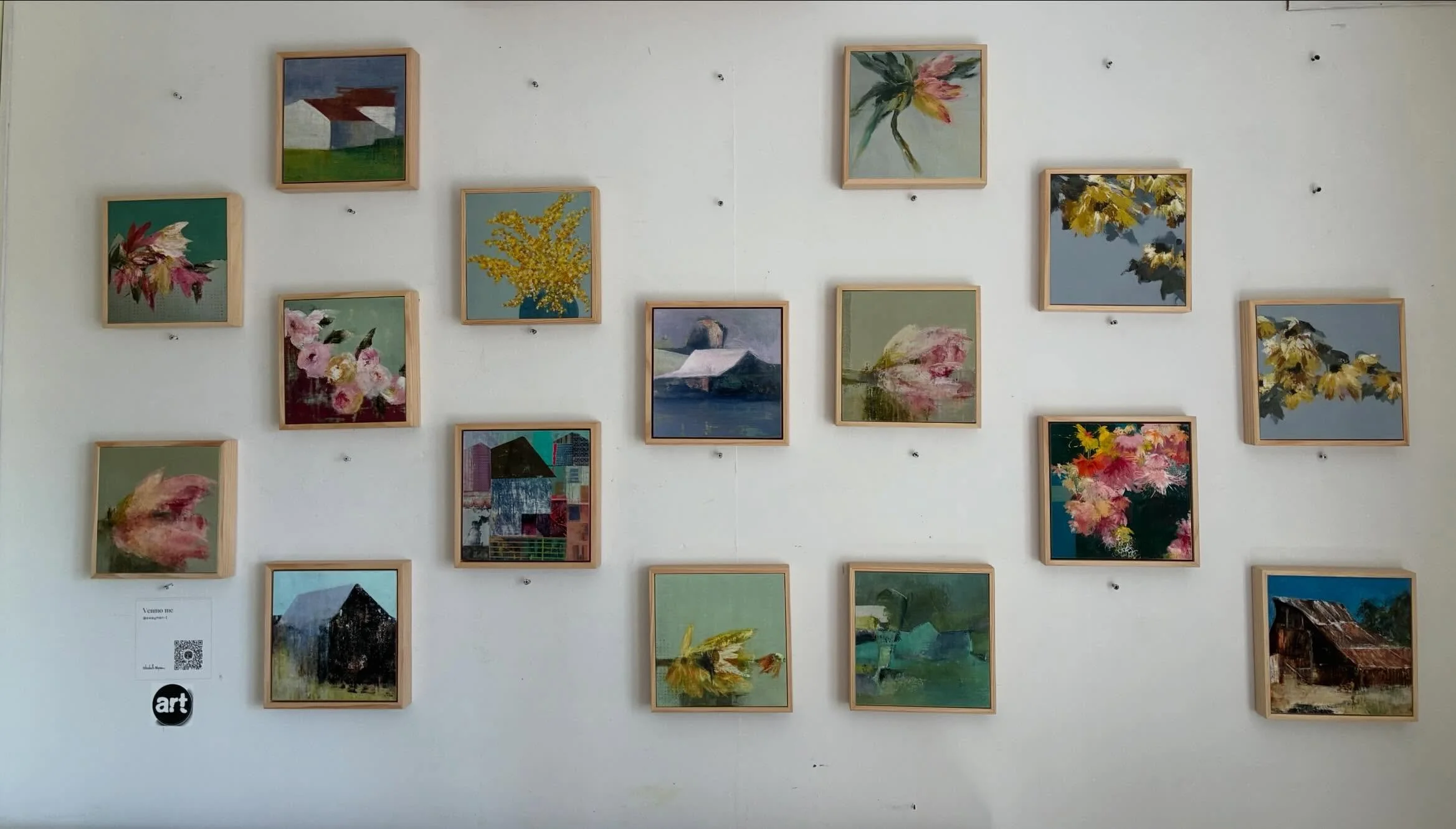 Today&rsquo;s Sunday of East Bay Open Studios and I&rsquo;ll be here from 11-5 with lots of small art to take home! Do drop in! 
.
.
.#eastbayopenstudios #oaklandartmurmur #smallartworks #artforhome #gicl&eacute;eartprints