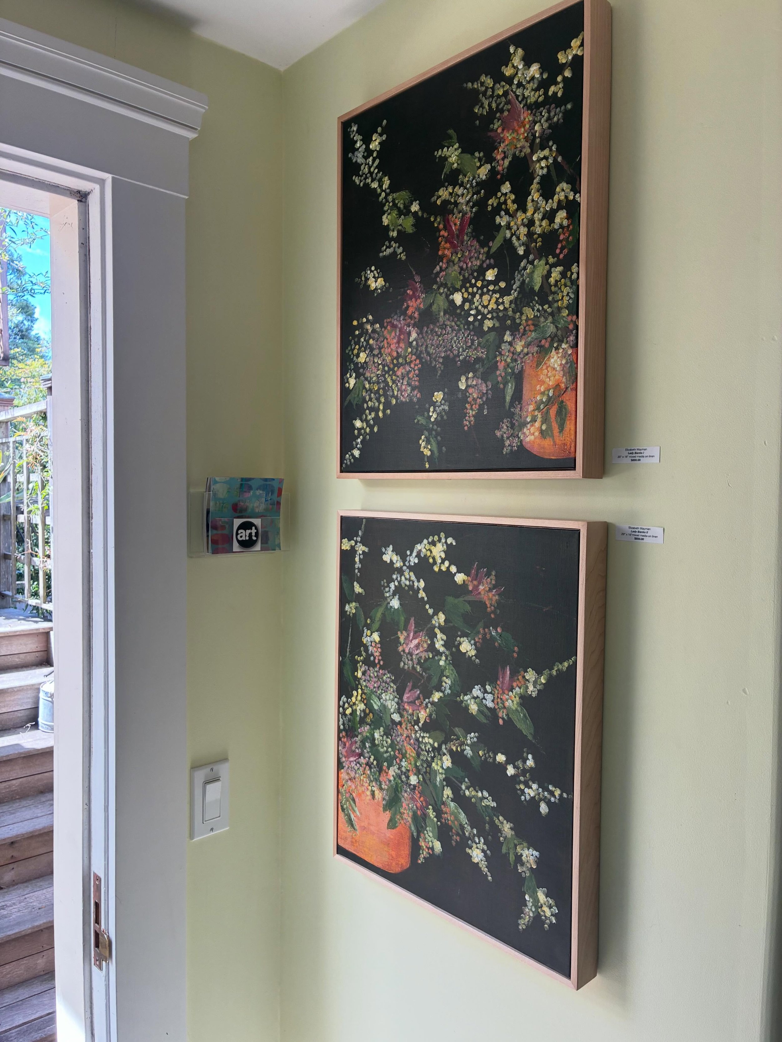 A sampling of the art at my Open Studio today! Come for the popcorn and enjoy the art!
.
.
. #eastbayopenstudios #absractandbotanicalart#artforhomes #buylocalart #seeart