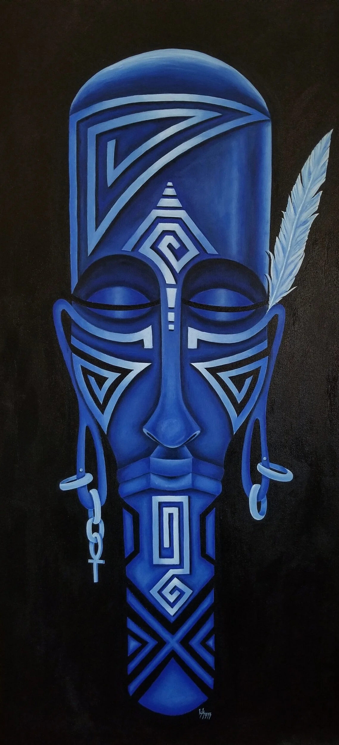 “RABA”2020 / 49” x 23” / Acrylic on canvas