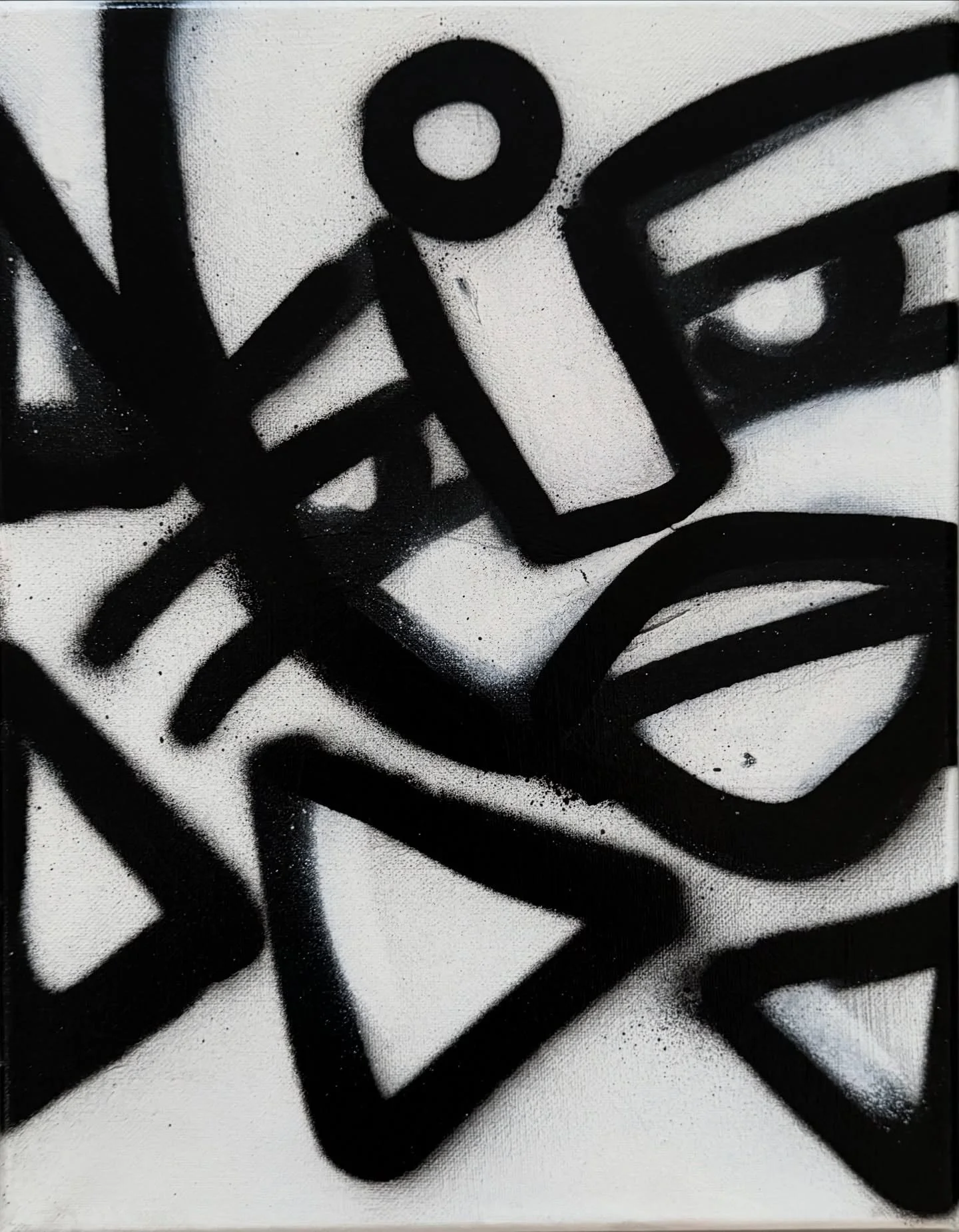 &ldquo;SUN DOWN&rdquo; 
11&rdquo; x 14&rdquo; 
acrylic and aerosol on canvas 
available for inquiry 💌