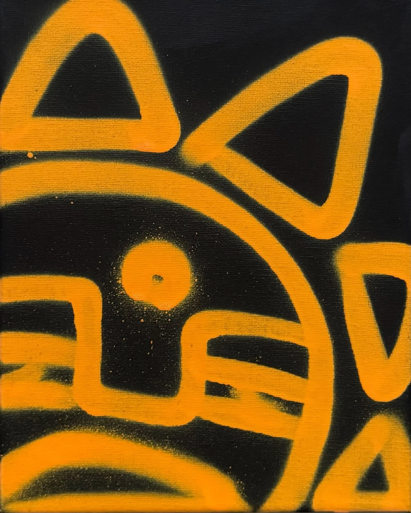 &ldquo;Belize&rdquo; 
8&rdquo; x 10&rdquo; 
aerosol on canvas 
*archived