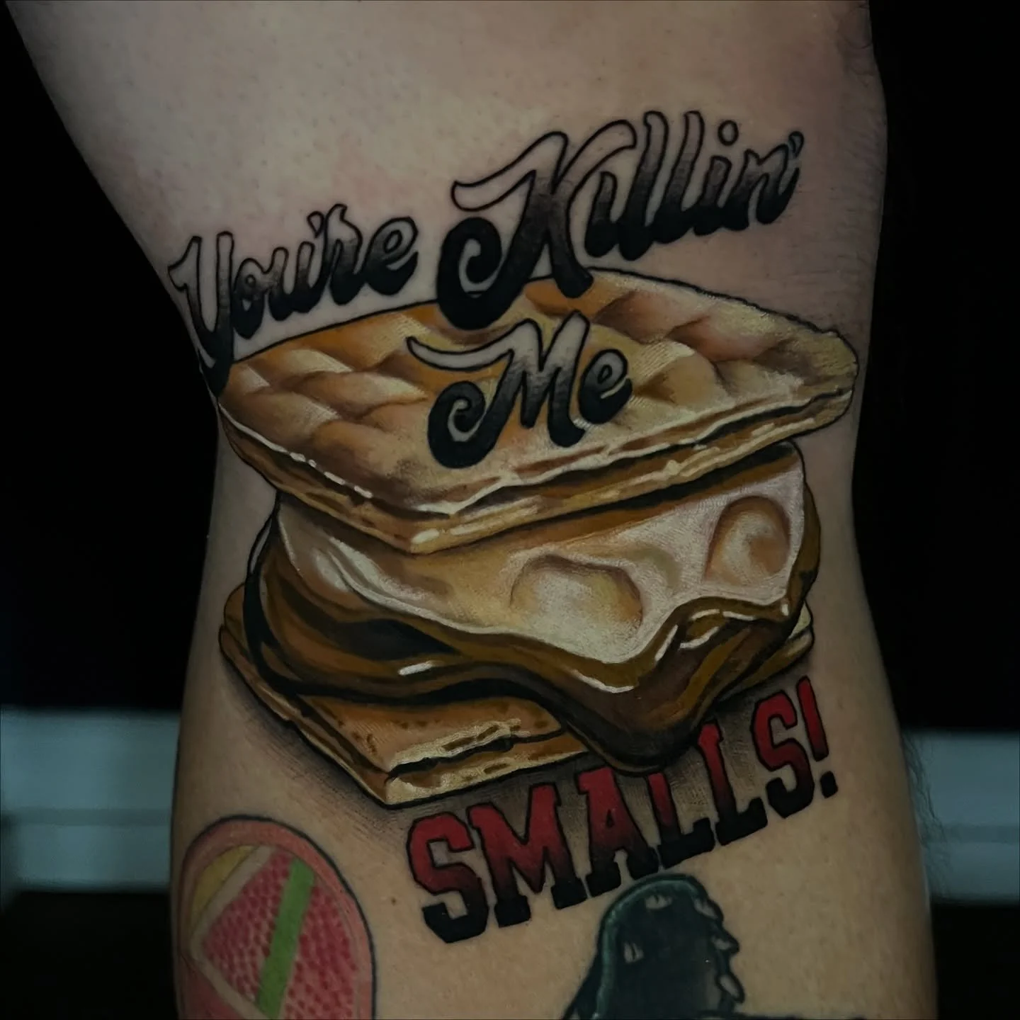 ⚾️ Sandlot smore for @the_giant_yankee always getting cool tattoos #tattooartist #palmbeachgardens #palmbeach #tattoo #southflorida #fl #florida #tattooed #floridatattooartist #junobeach #westpalmbeach #jupiter #lakeworth #boytonbeach #traditionaltat