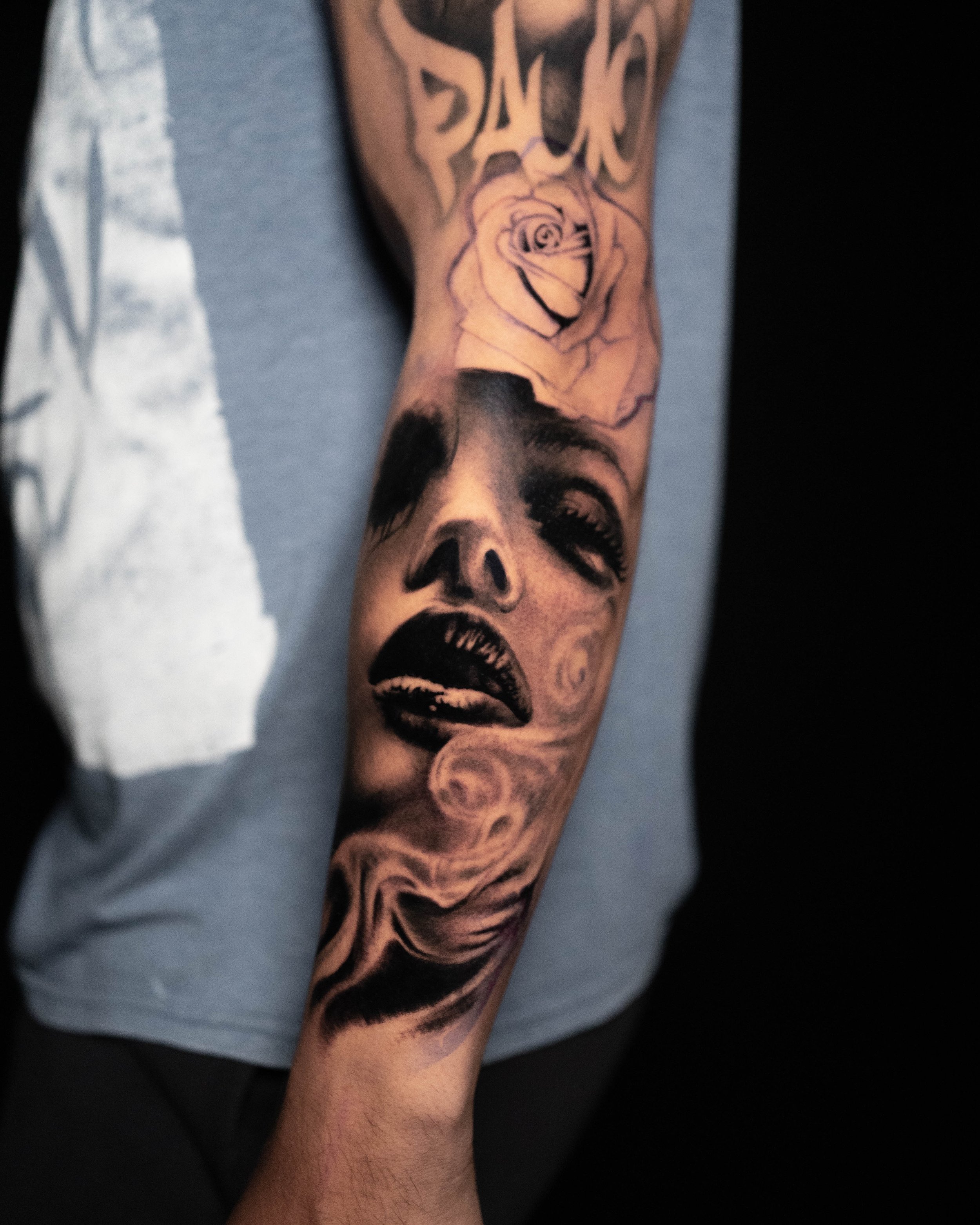  sleeve in progress 