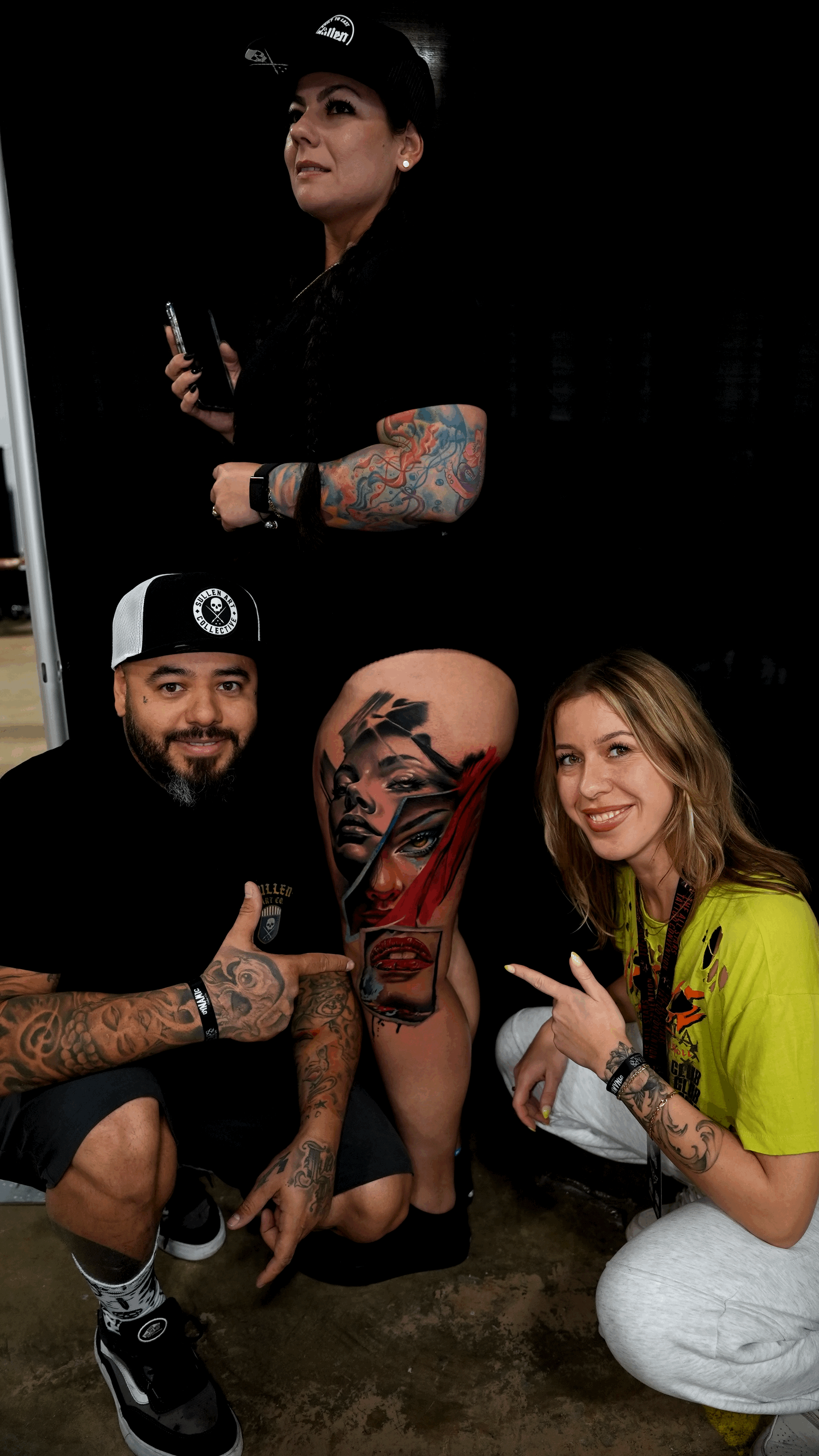  Collaboration with Luis Carmona (@luistattooart) done over 2 days at The All Stars Tattoo Convention, Miami, 2023 