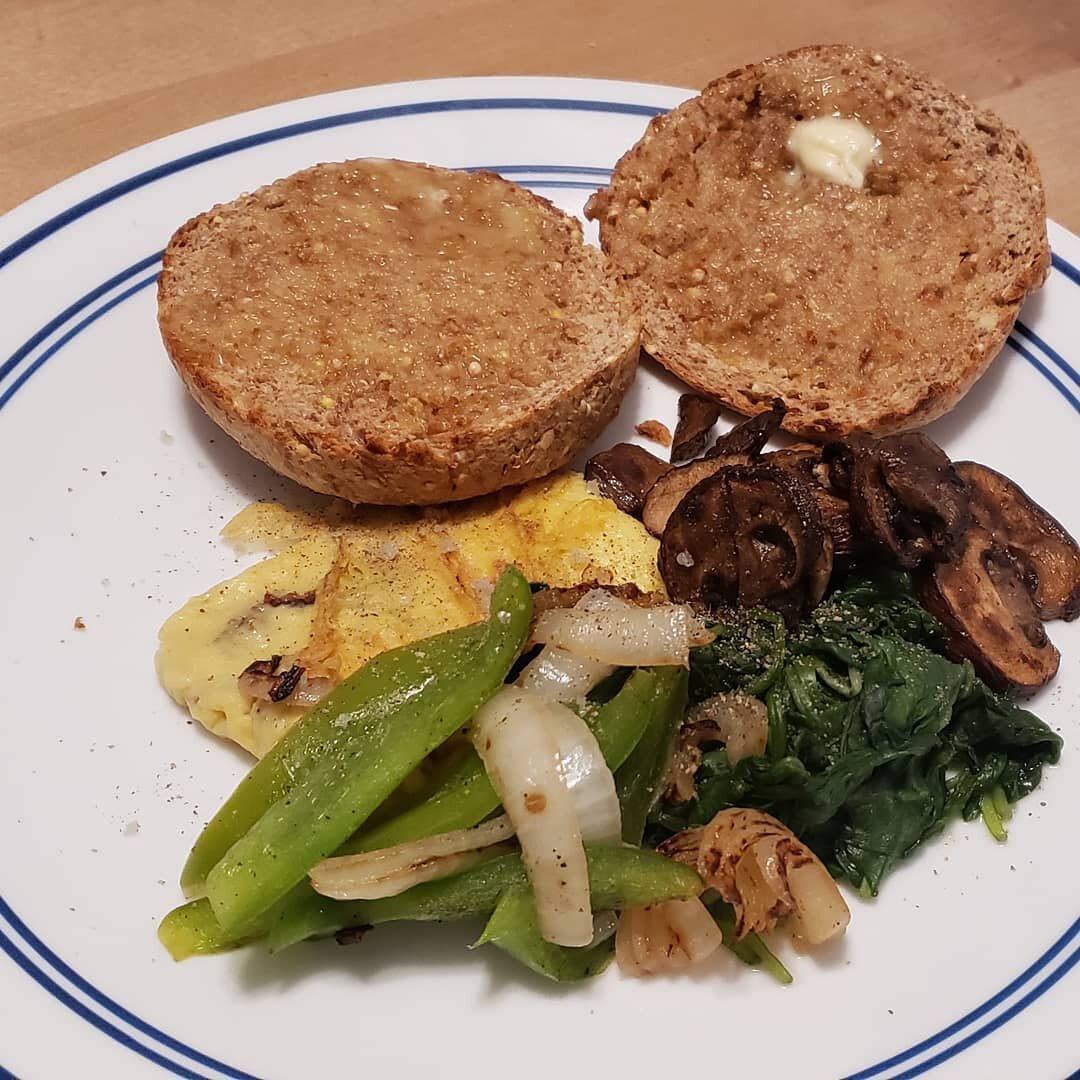 They were an accompaniment to her vegan breakfast.
