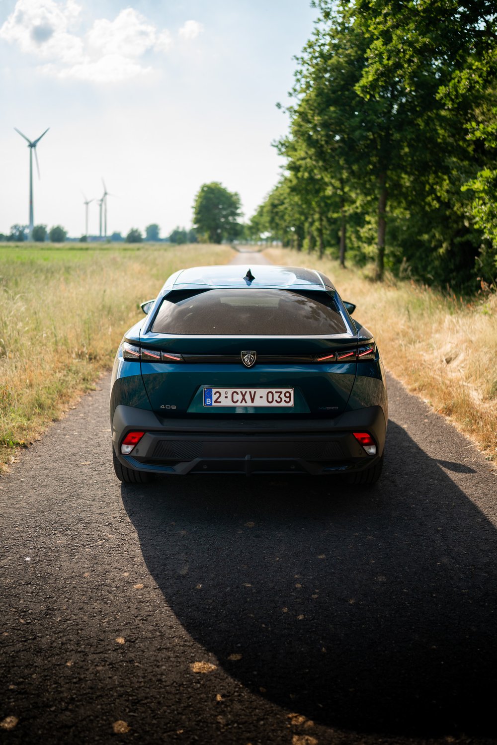 2023 Peugeot 408 GT PHEV Rear Obsession Blue