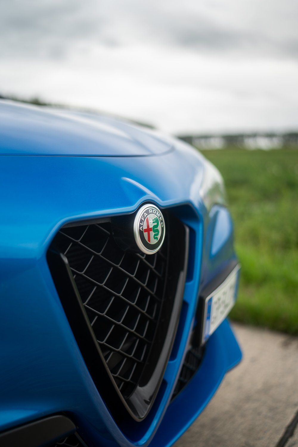 Alfa Romeo Stelvio Quadrifoglio Front Grille